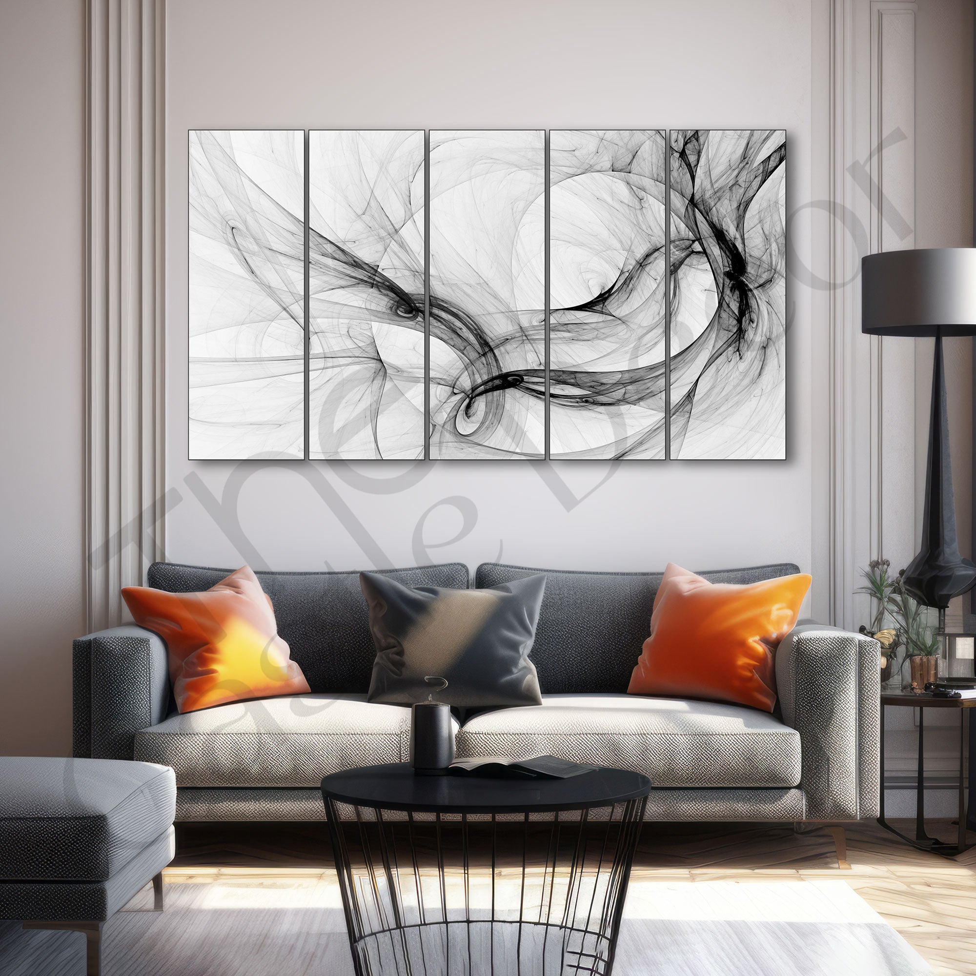 Abstract Painting with frame Big Size Wall Art for living room,Bedroom,Drawing room,Hotels