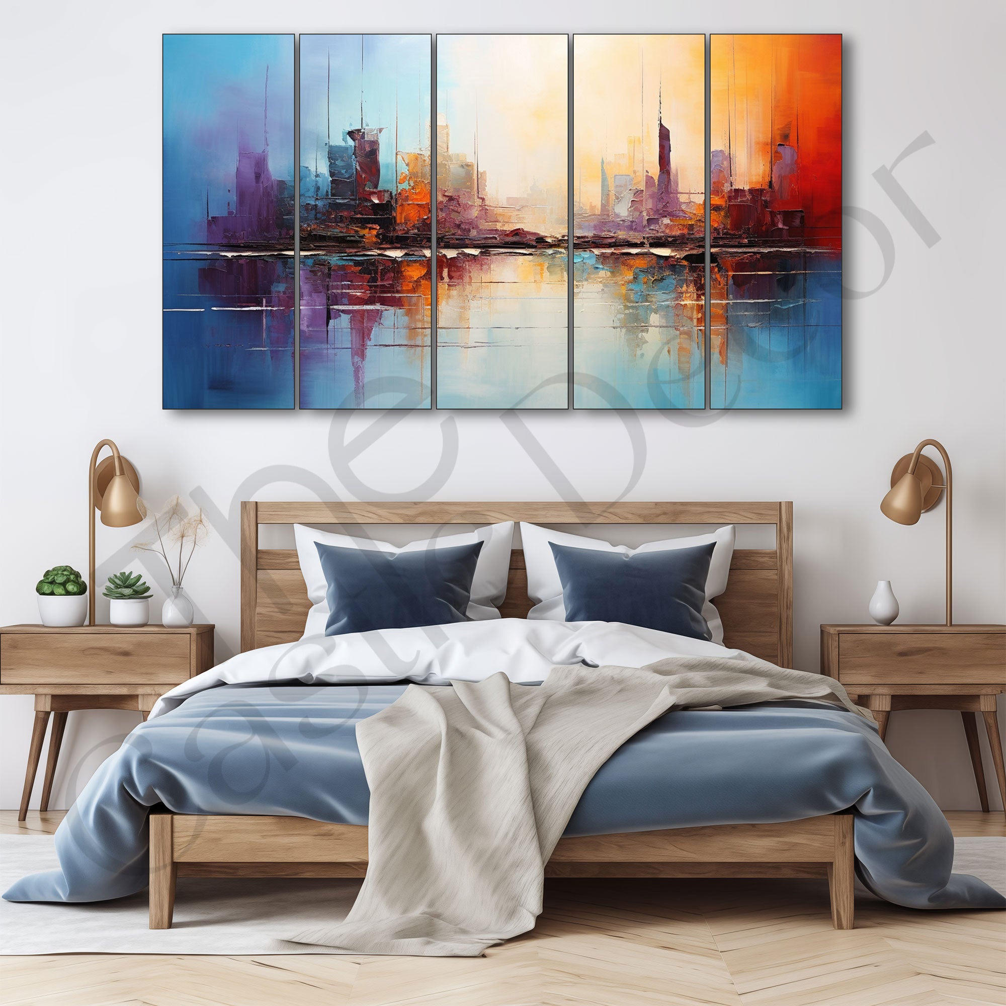 Abstract Painting with frame Big Size Wall Art for living room,Bedroom,Drawing room,Hotels
