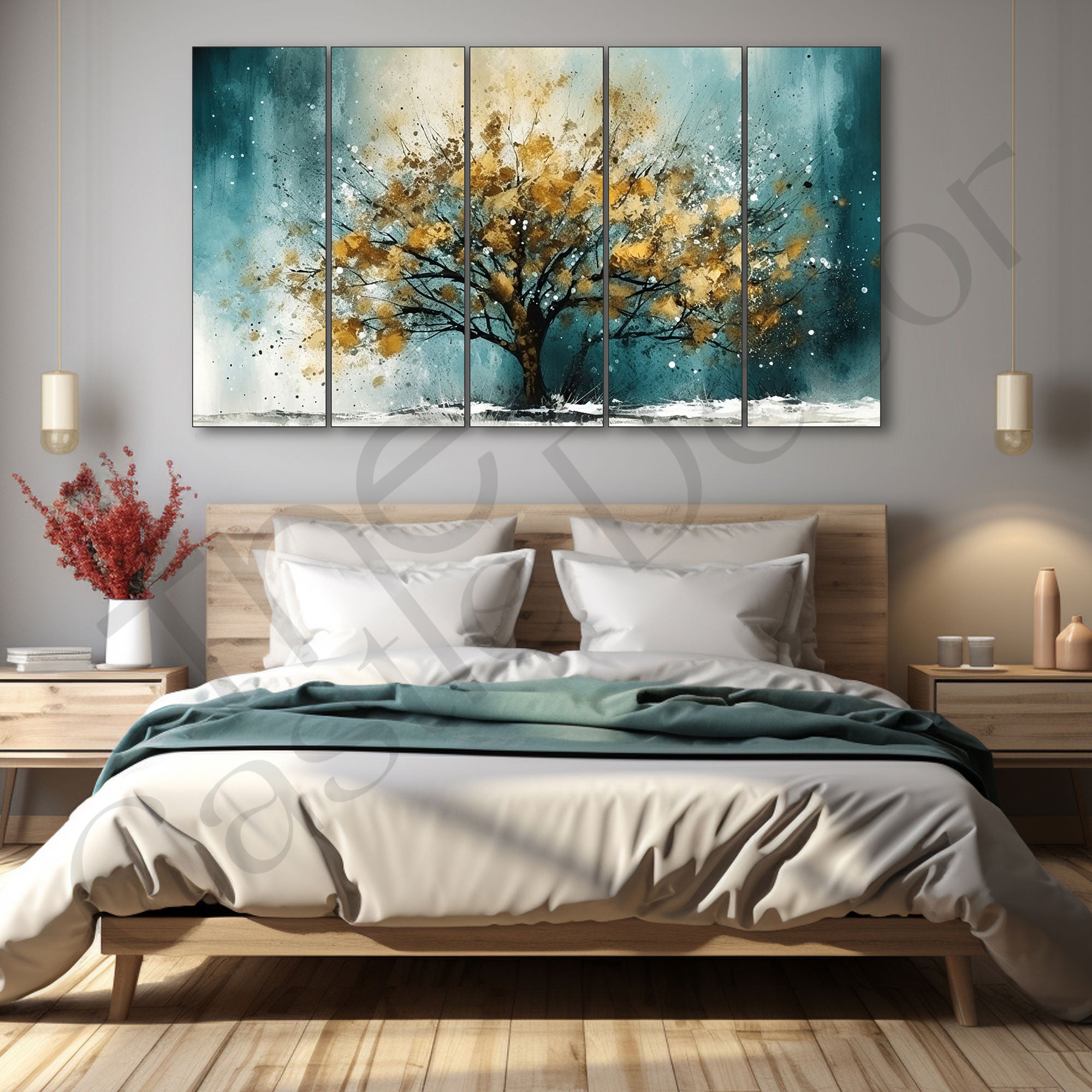 Abstract Painting with frame Big Size Wall Art for living room,Bedroom,Drawing room,Hotels