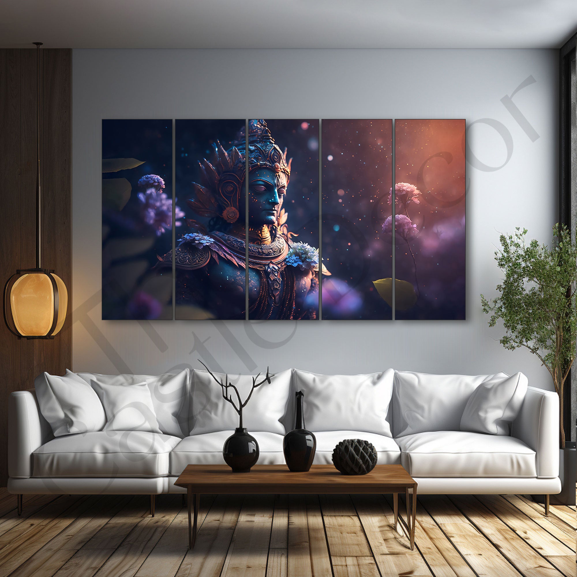 Lord Shiva Painting with frame Big Size Wall Art for living room,Bedroom,Drawing room,Hotels