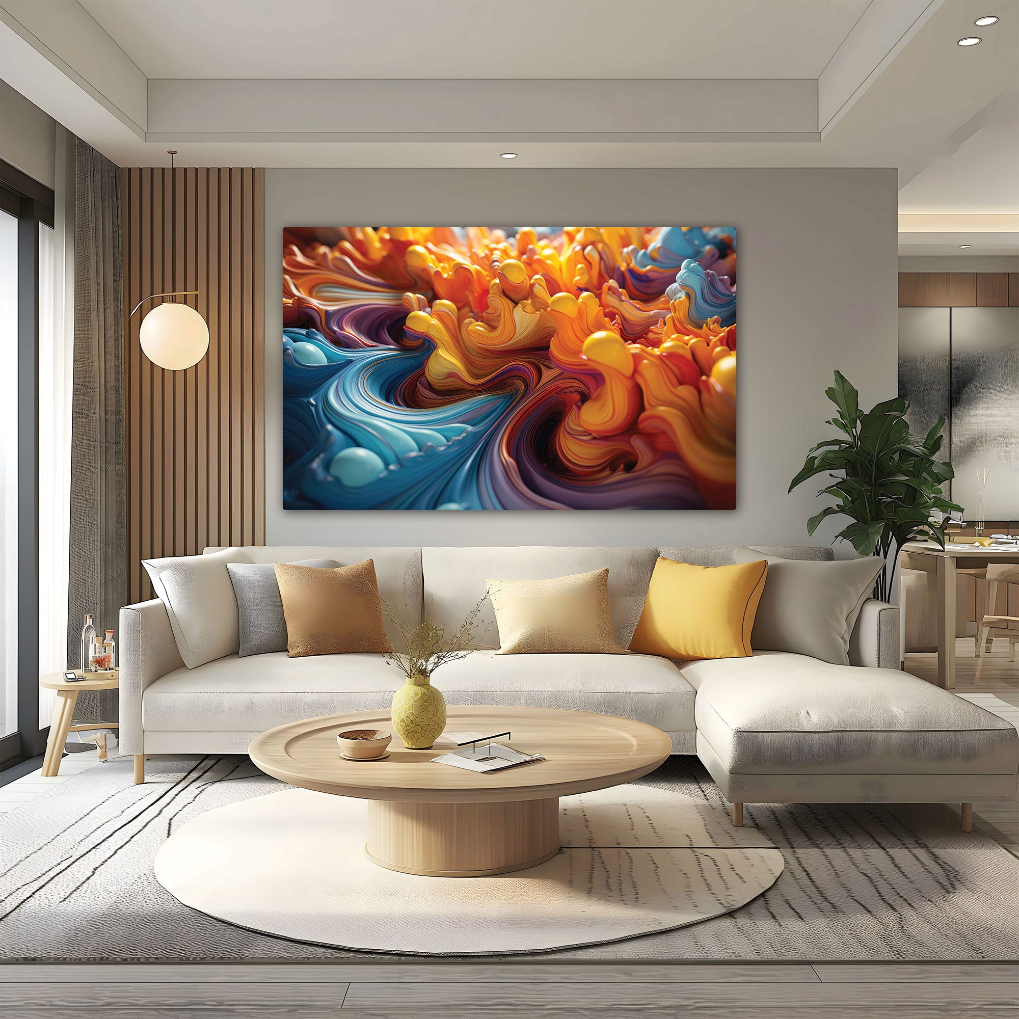 Abstract art Canvas painting Big Size Wall Art for living room,Bedroom,Drawing room,Hotels