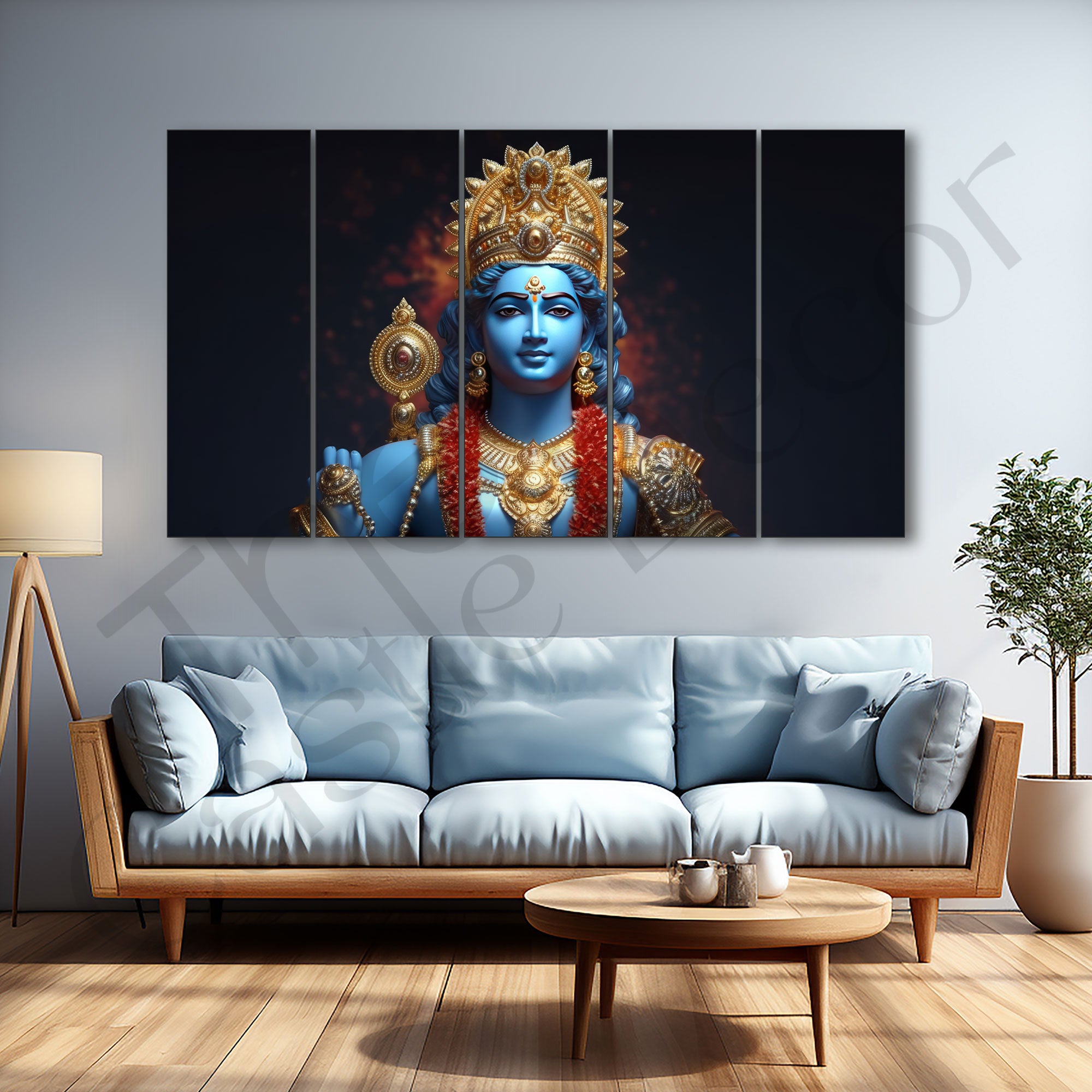 Ram Ji Painting with frame Big Size Wall Art for living room,Bedroom,Drawing room,Hotels