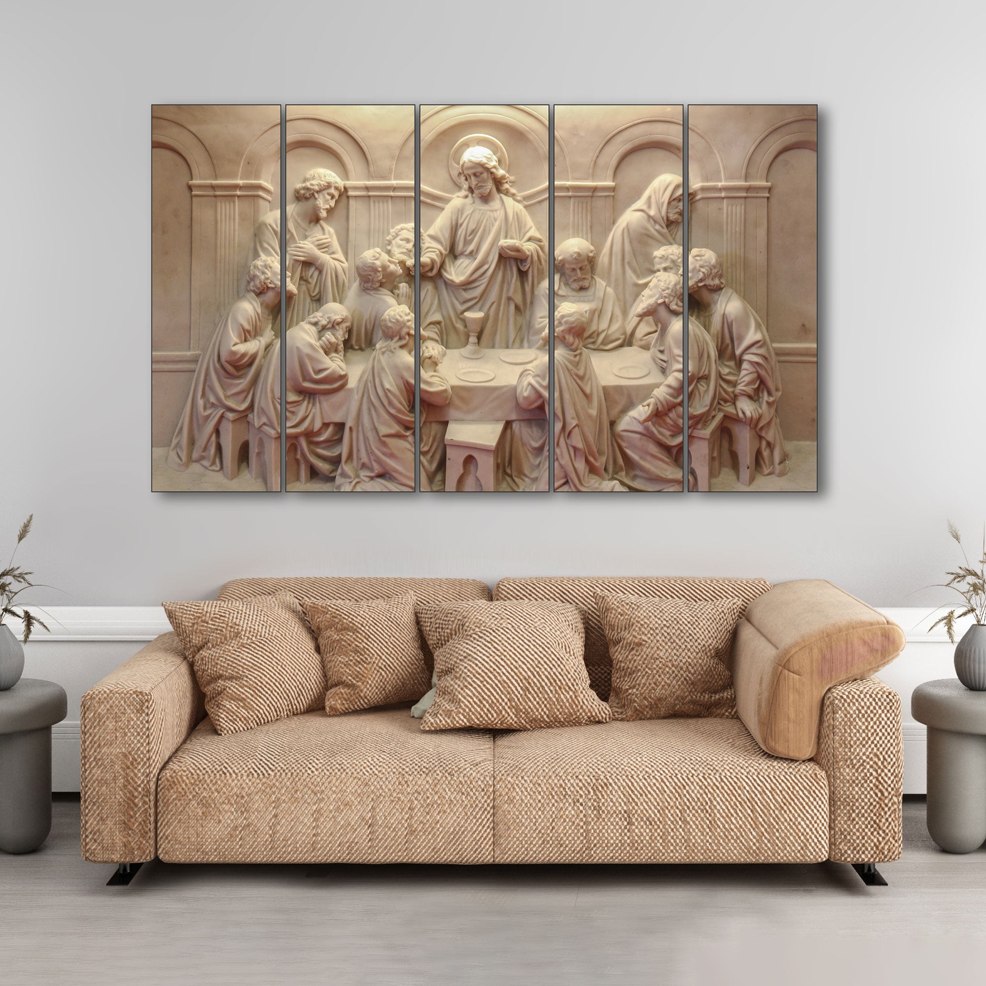 Jesus Painting with frame Big Size Wall Art for living room,Bedroom,Drawing room,Hotels