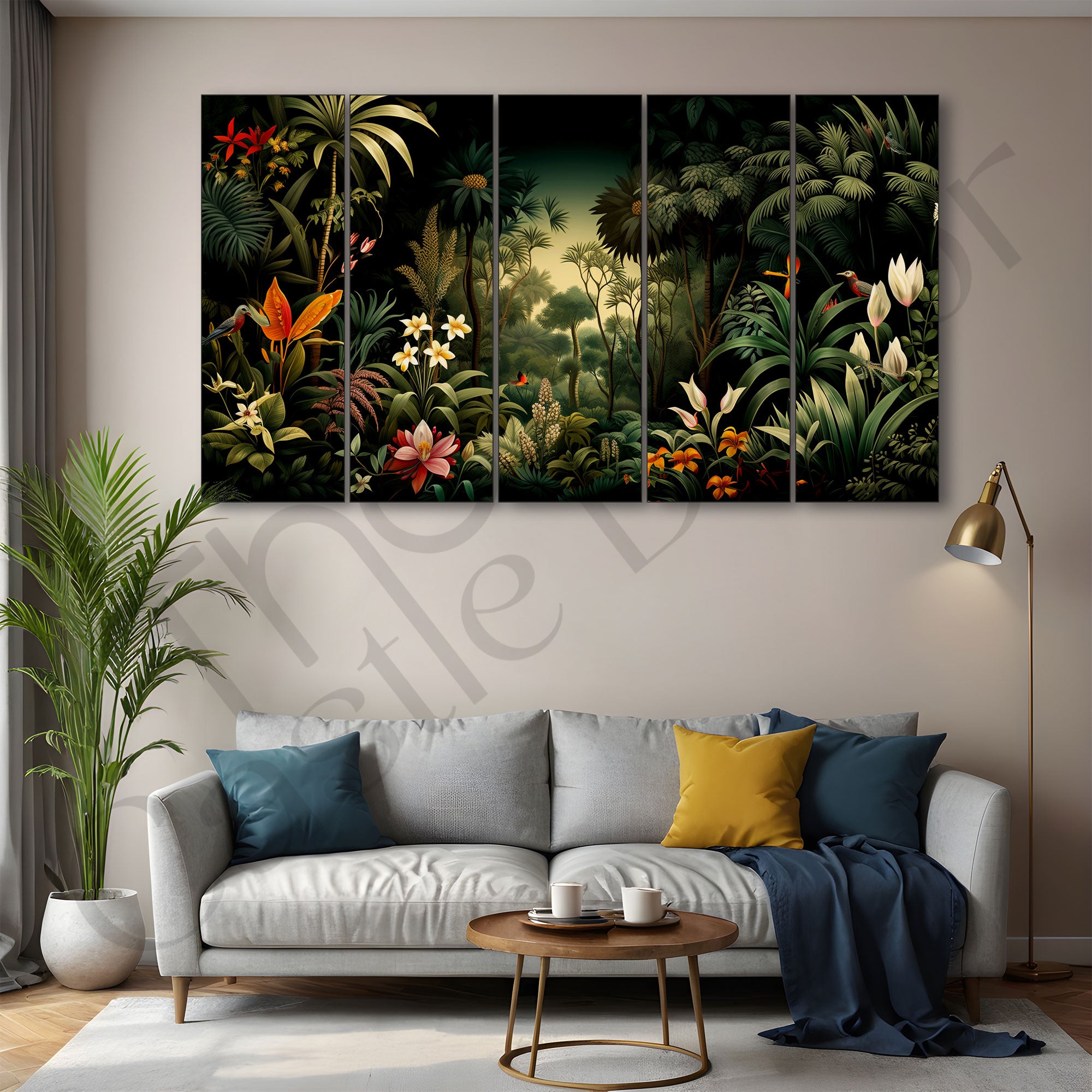 Nature Painting with frame Big Size Wall Art for living room,Bedroom,Drawing room,Hotels