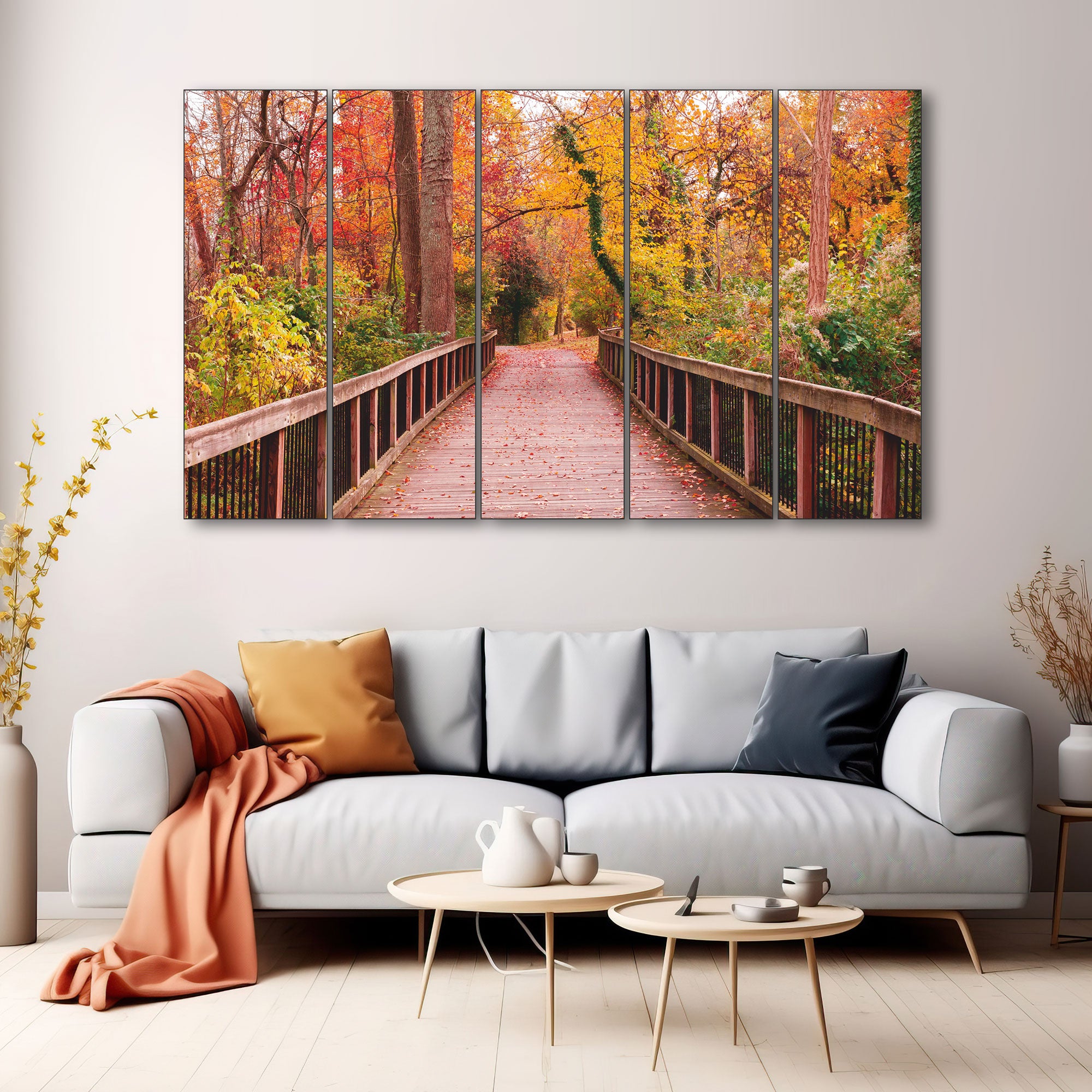Trees Painting with frame Big Size Wall Art for living room,Bedroom,Drawing room,Hotels