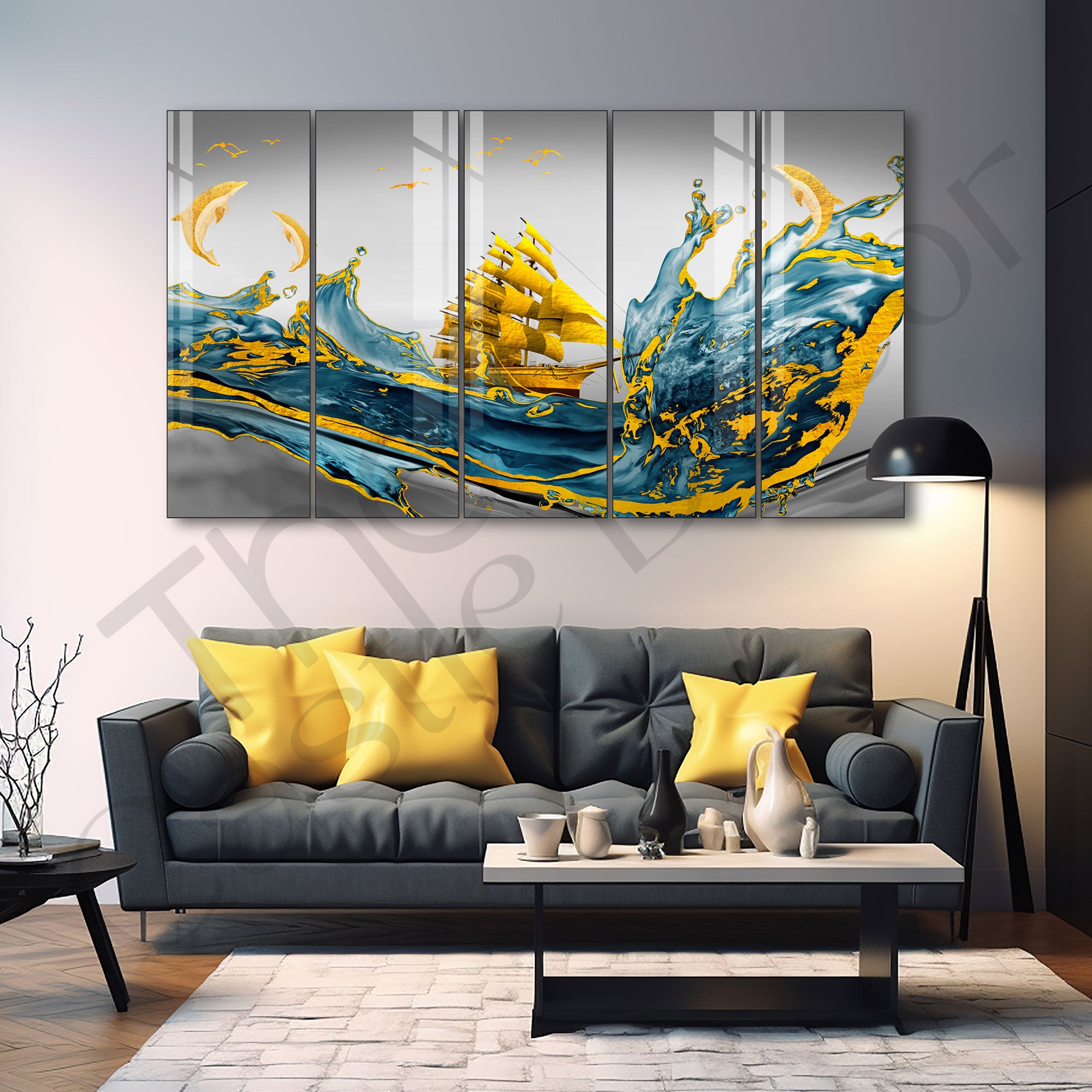 Nature Painting with frame Big Size Wall Art for living room,Bedroom,Drawing room,Hotels