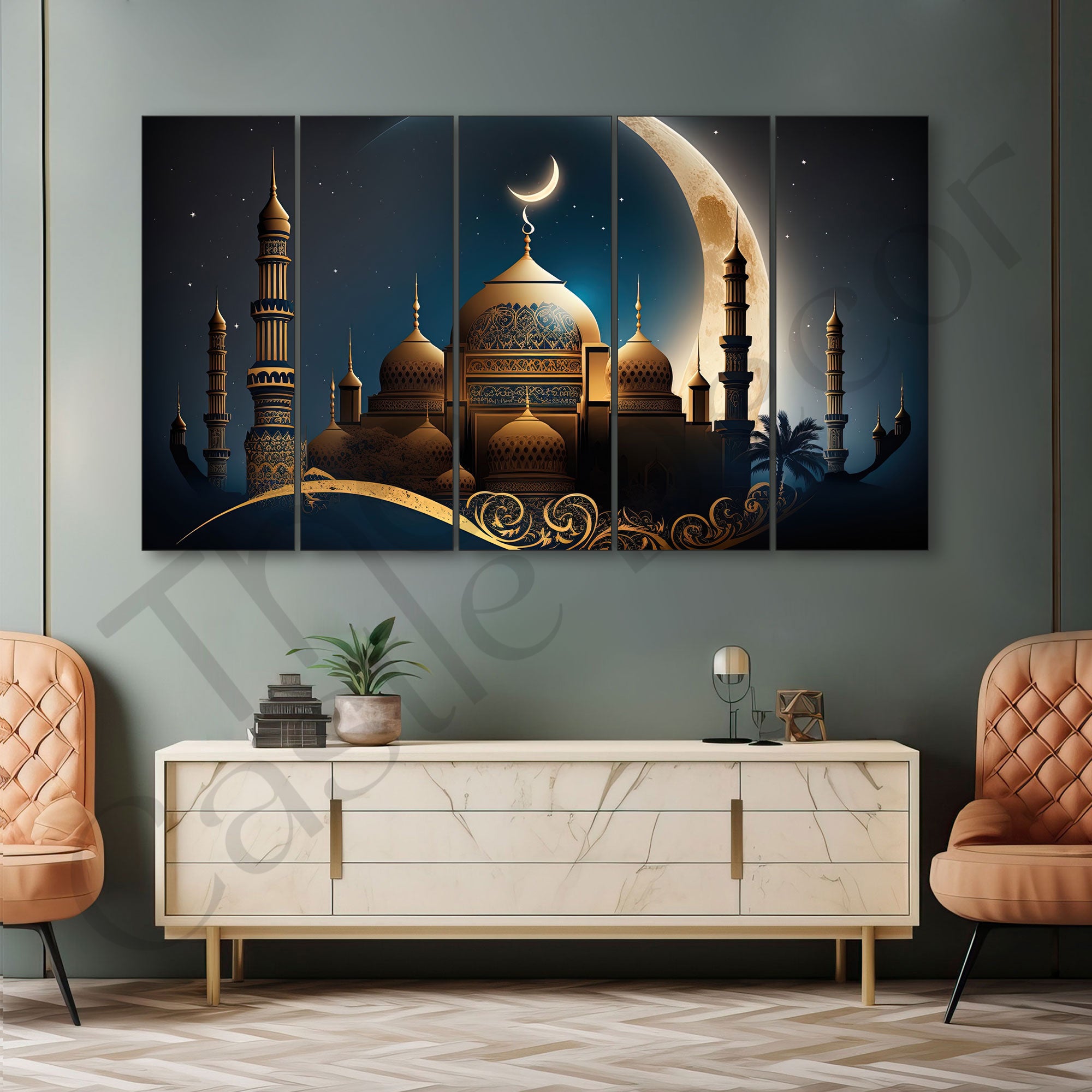 Islamic Painting with frame Big Size Wall Art for living room,Bedroom,Drawing room,Hotels