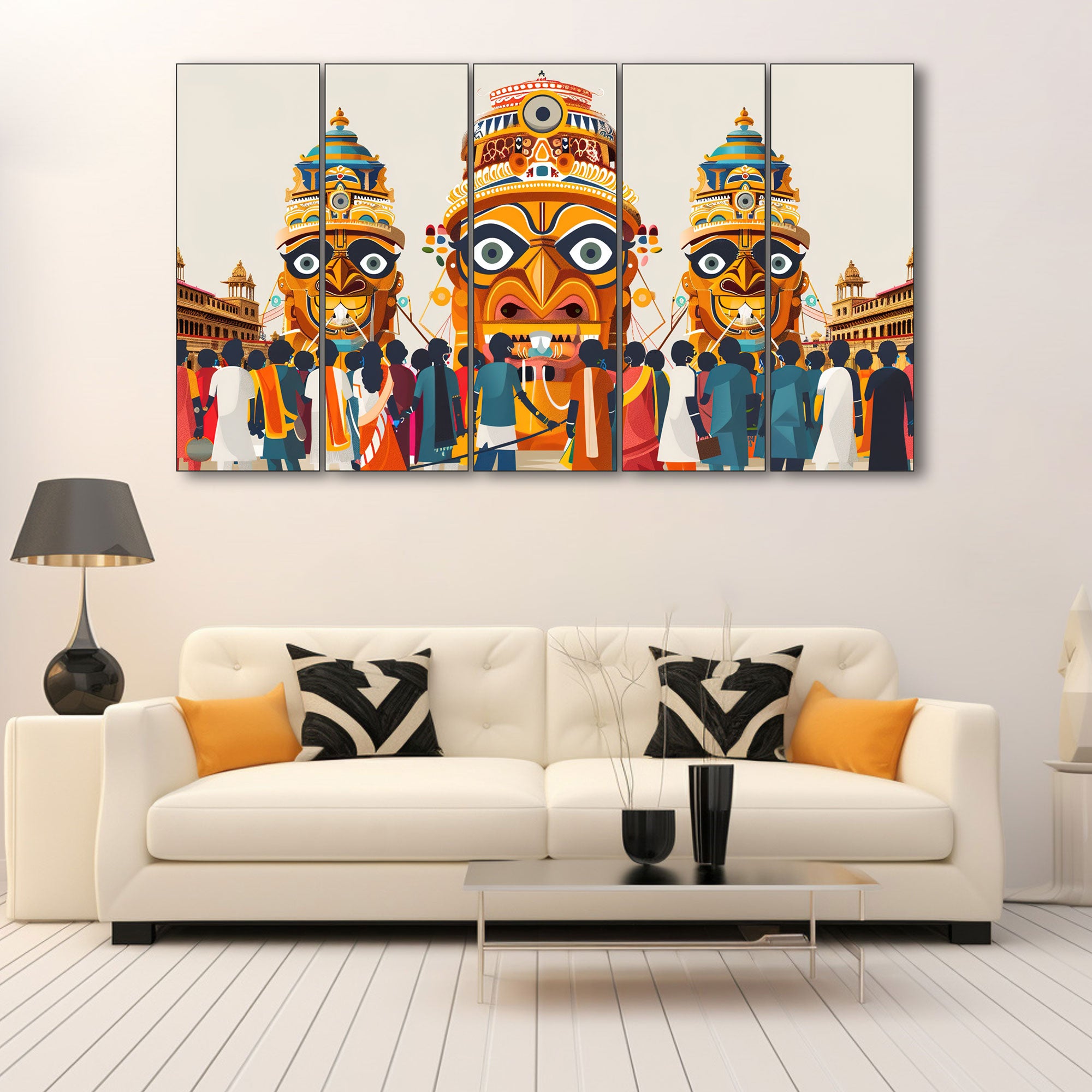 Shri Jagannath Painting with frame Big Size Wall Art for living room,Bedroom,Drawing room,Hotels
