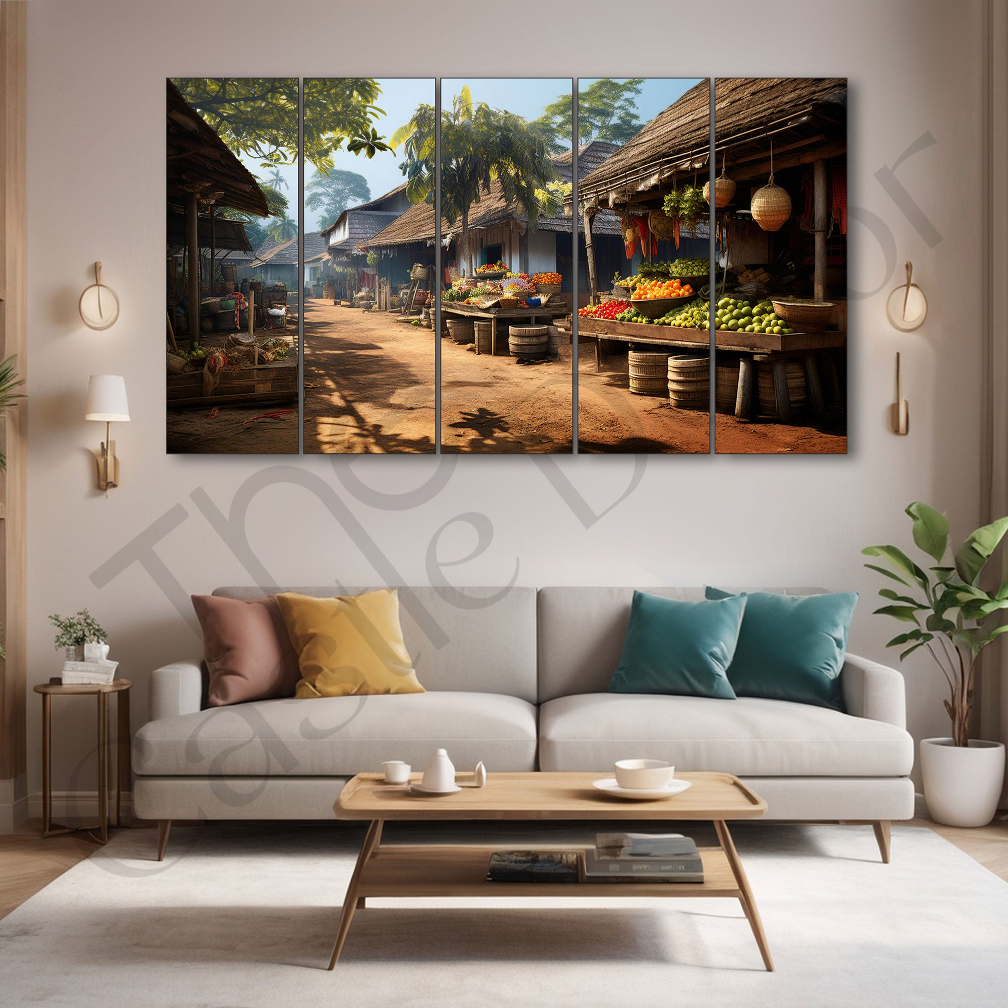 Nature Painting with frame Big Size Wall Art for living room,Bedroom,Drawing room,Hotels