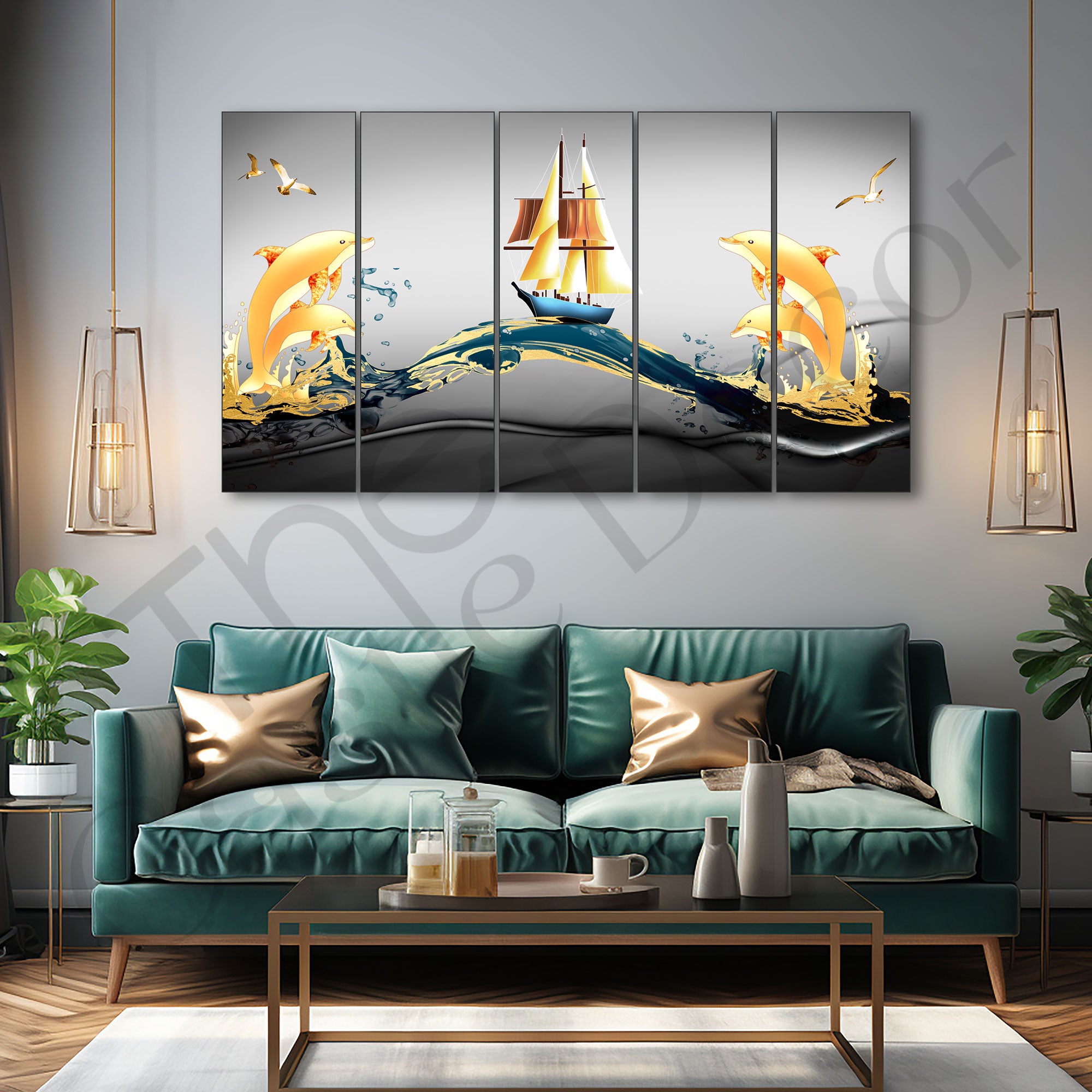 Abstract Painting with frame Big Size Wall Art for living room,Bedroom,Drawing room,Hotels