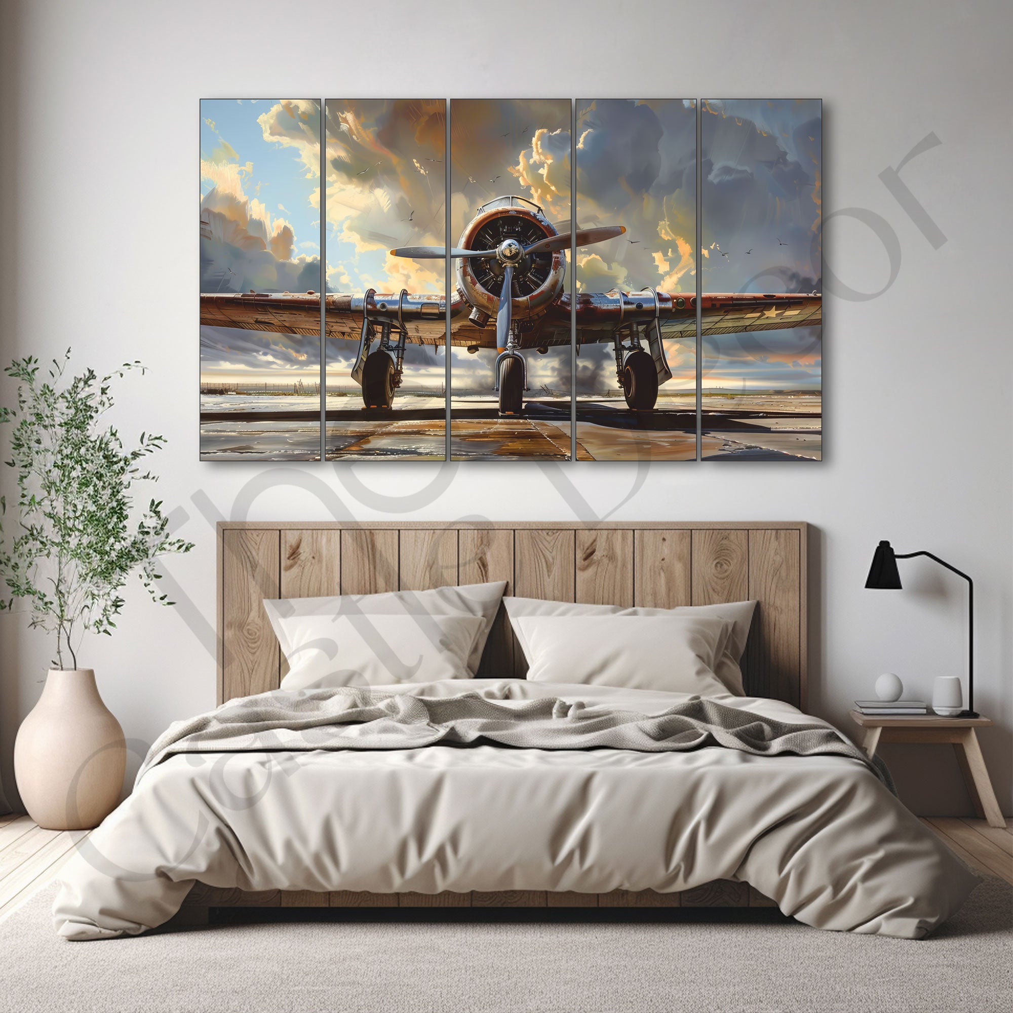 Aviation Painting with frame Big Size Wall Art for living room,Bedroom,Drawing room,Hotels