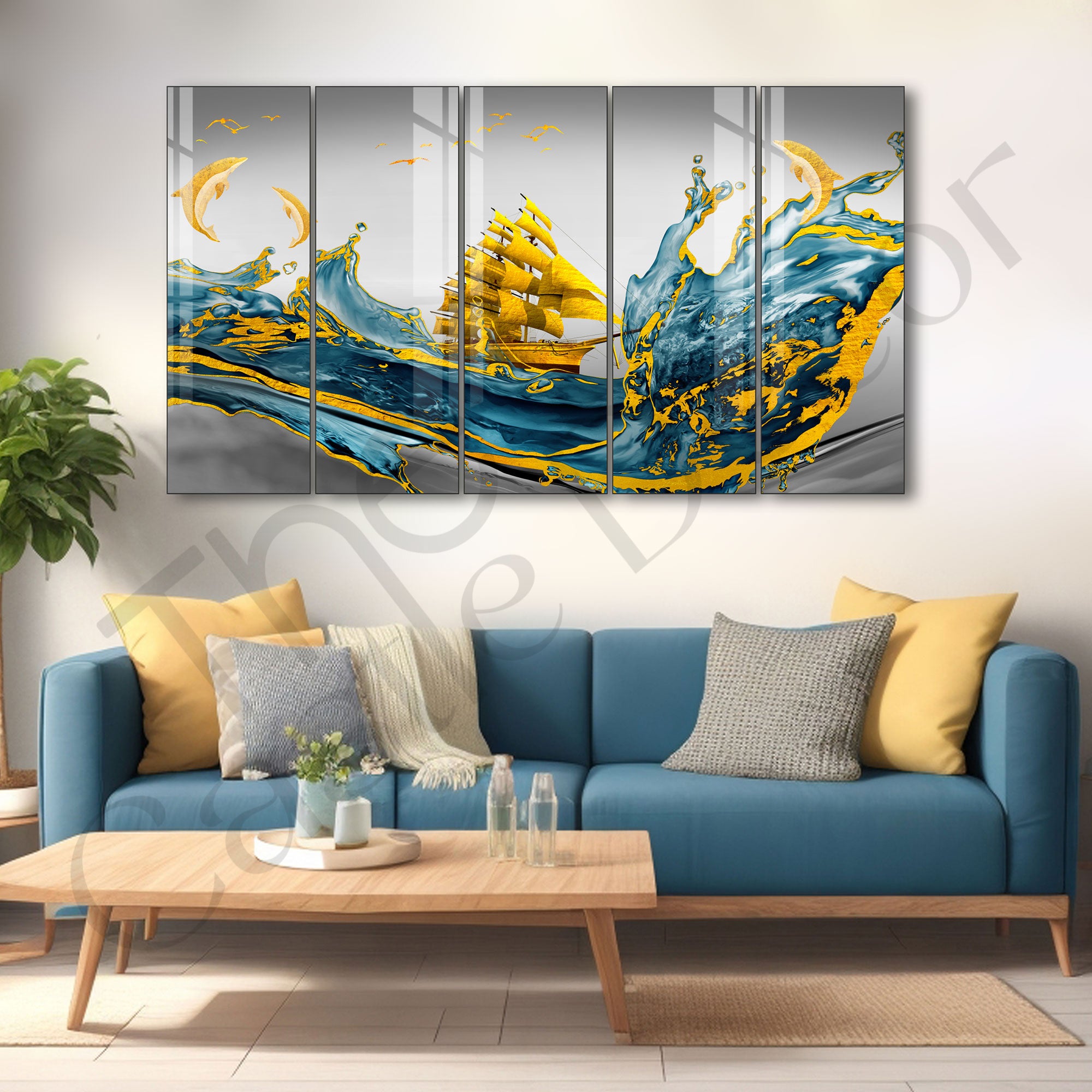 Nature Painting with frame Big Size Wall Art for living room,Bedroom,Drawing room,Hotels