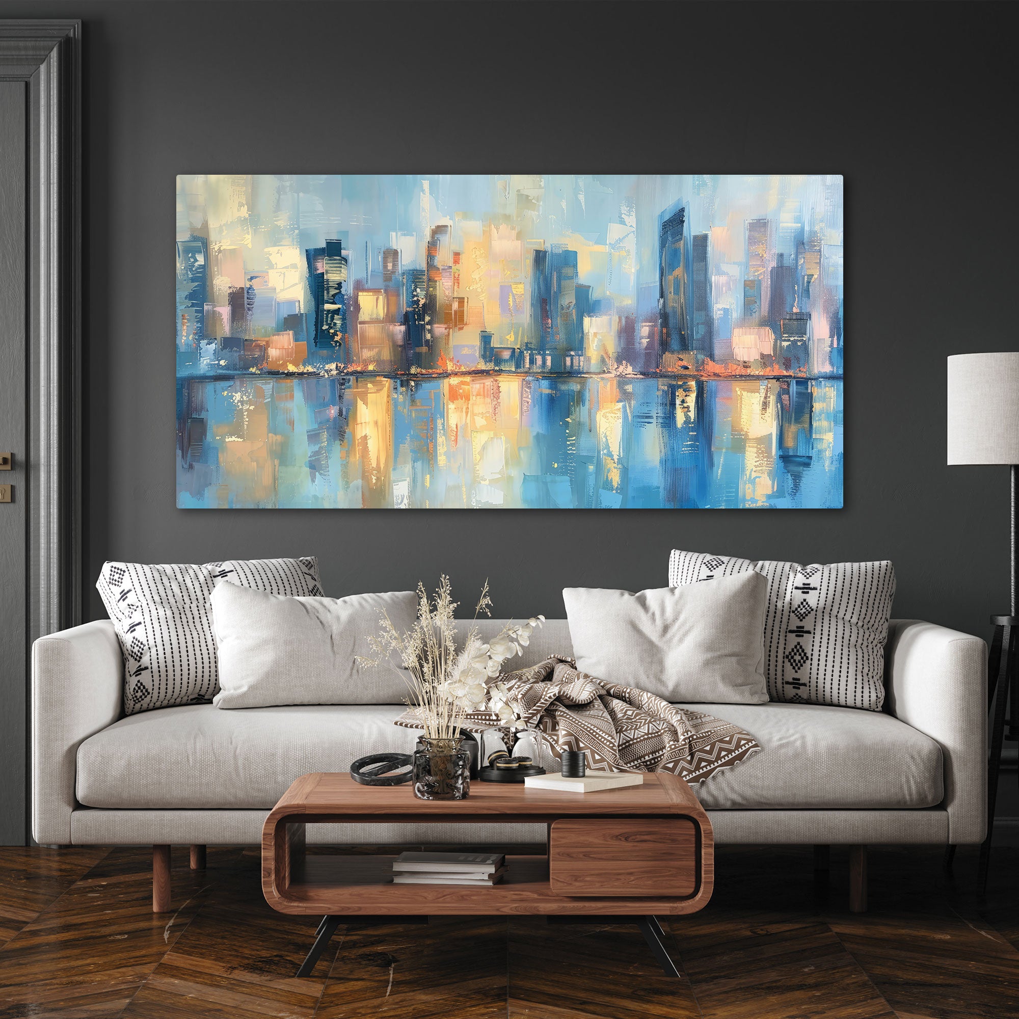 Abstract Canvas painting with frame Big Size Wall Art for living room,Bedroom,Drawing room,Hotels
