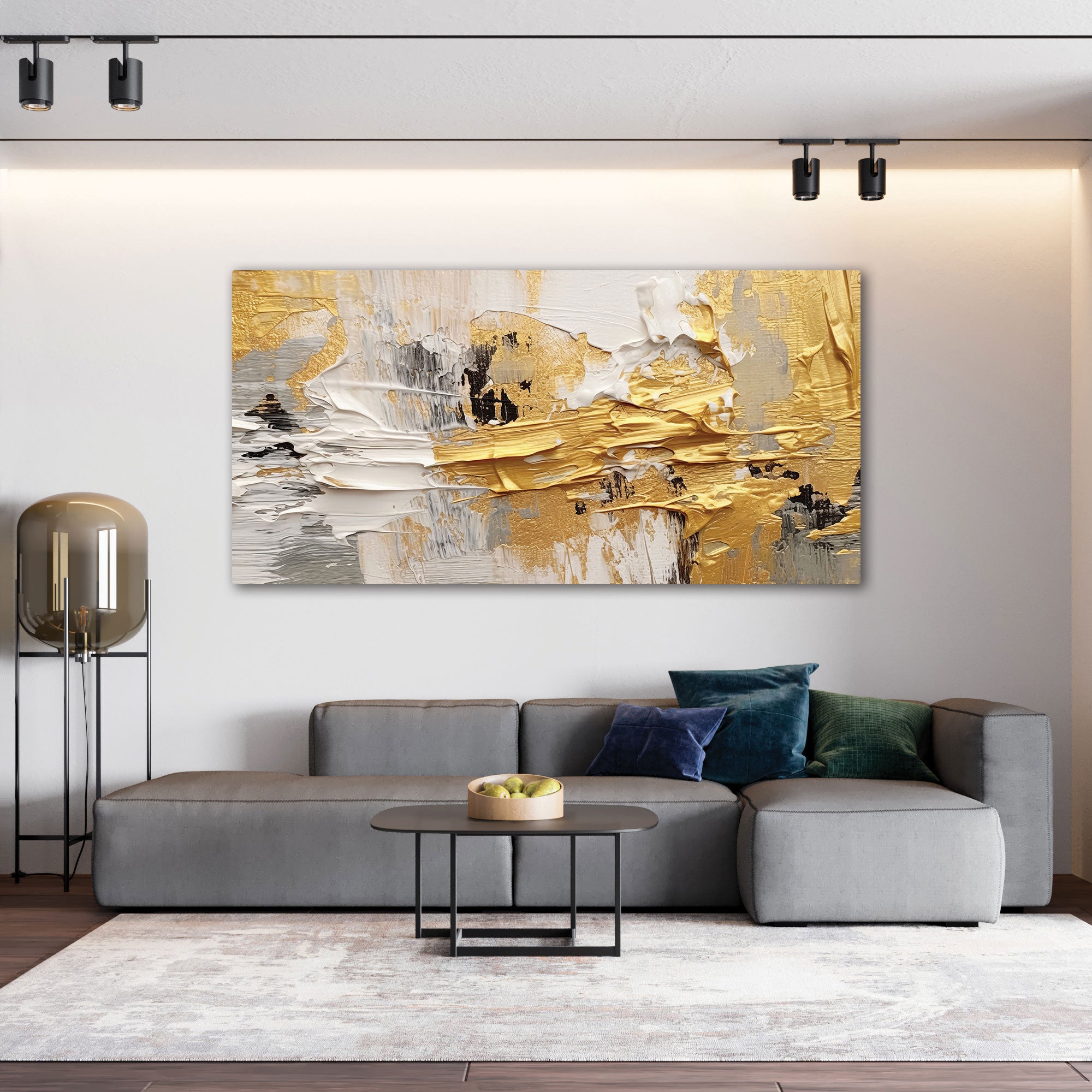 ModernAbstract Canvas painting with frame Big Size Wall Art for living room,Bedroom,Drawing room,Hotels
