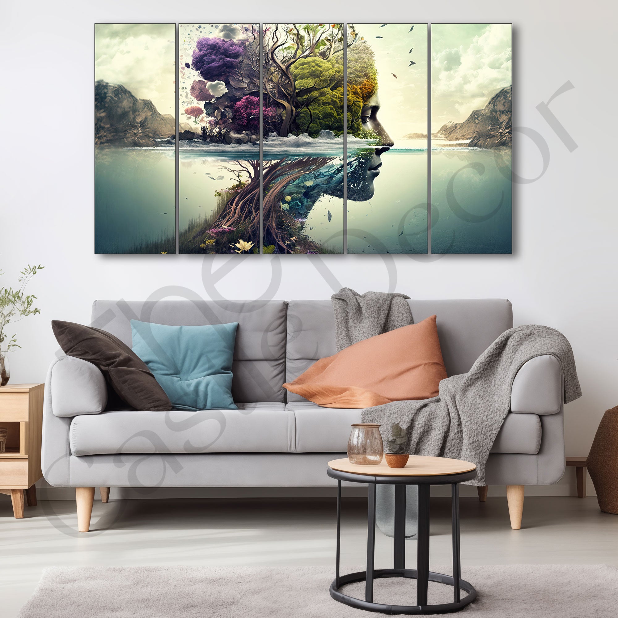 Abstract Painting with frame Big Size Wall Art for living room,Bedroom,Drawing room,Hotels