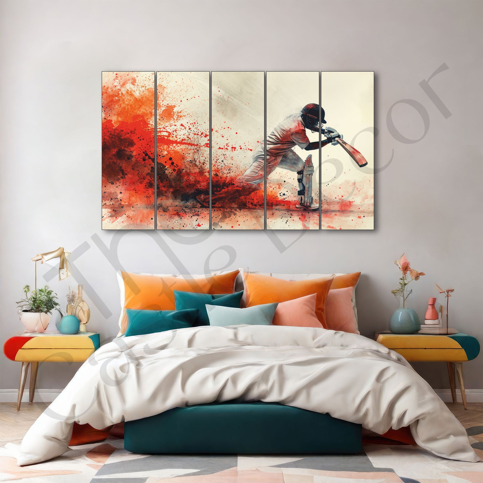Sports Painting with frame Big Size Wall Art for living room,Bedroom,Drawing room,Hotels
