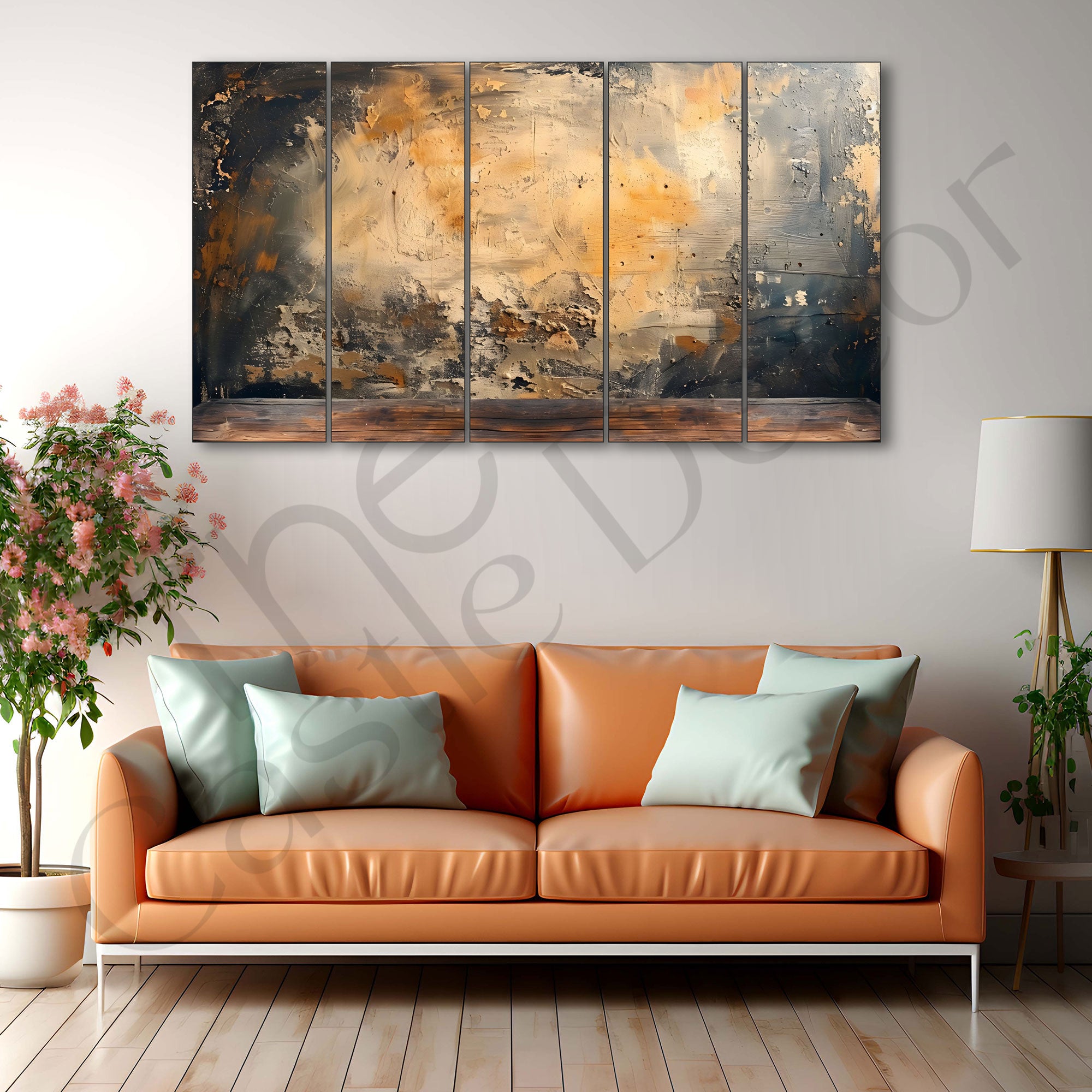 Abstract Painting with frame Big Size Wall Art for living room,Bedroom,Drawing room,Hotels