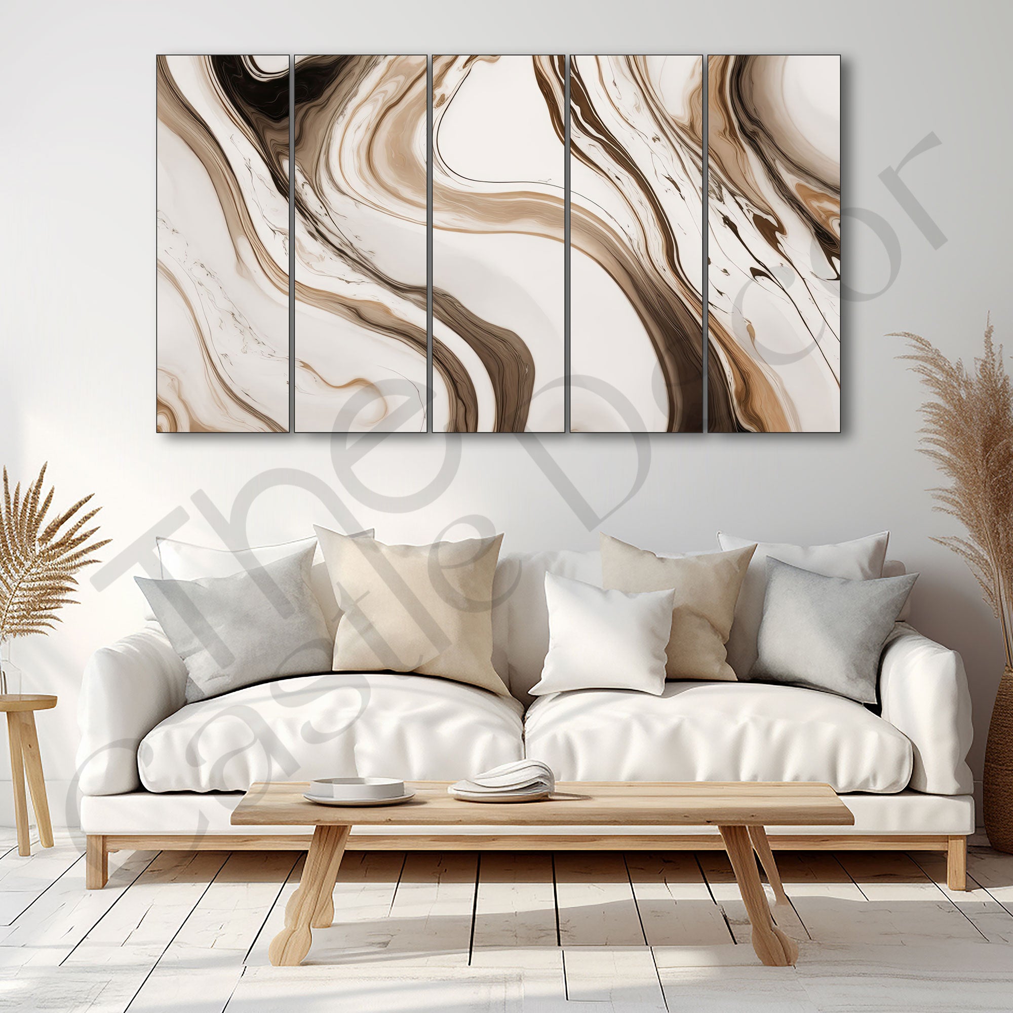 Marble Abstract Painting with frame Big Size Wall Art for living room,Bedroom,Drawing room,Hotels
