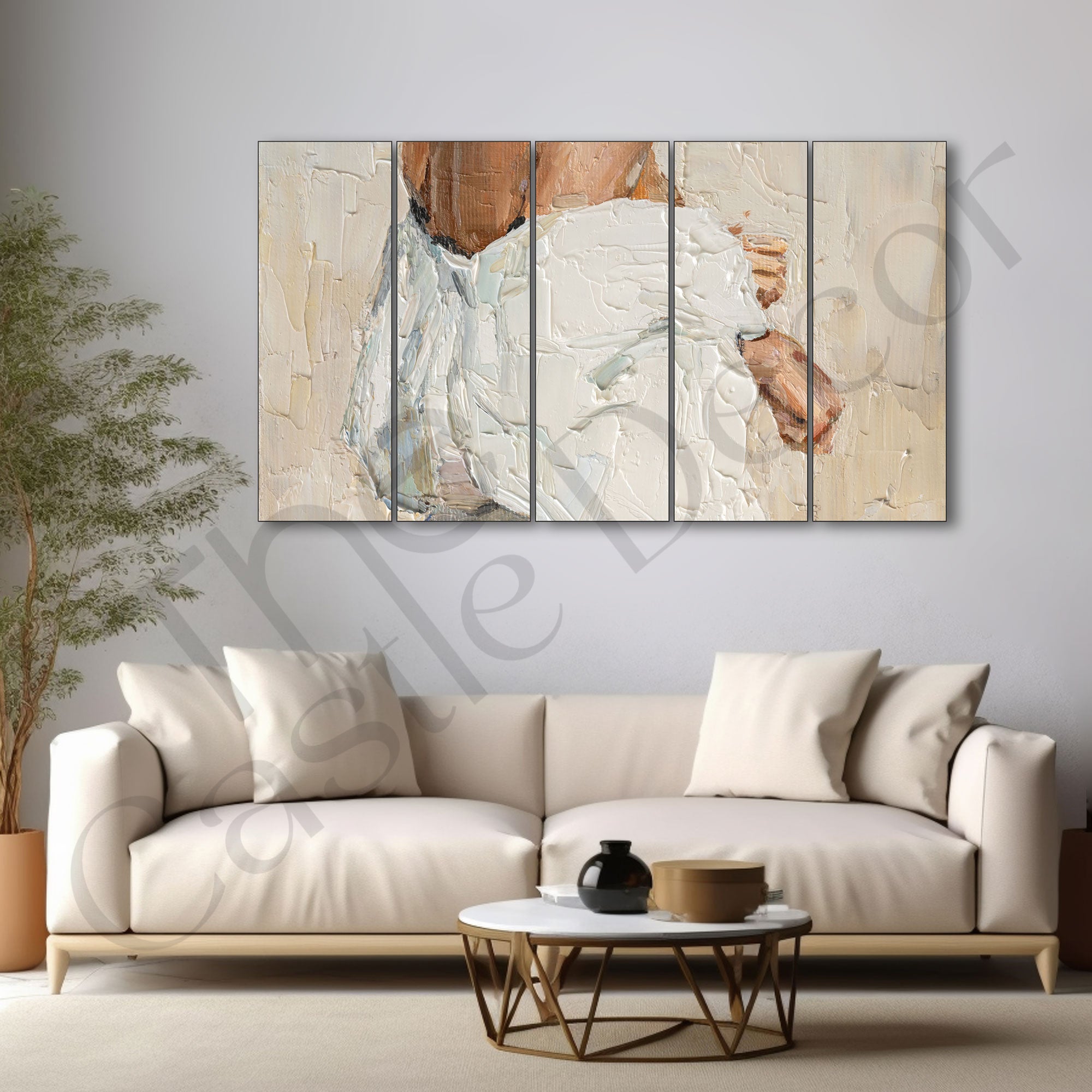 Abstract Painting with frame Big Size Wall Art for living room,Bedroom,Drawing room,Hotels