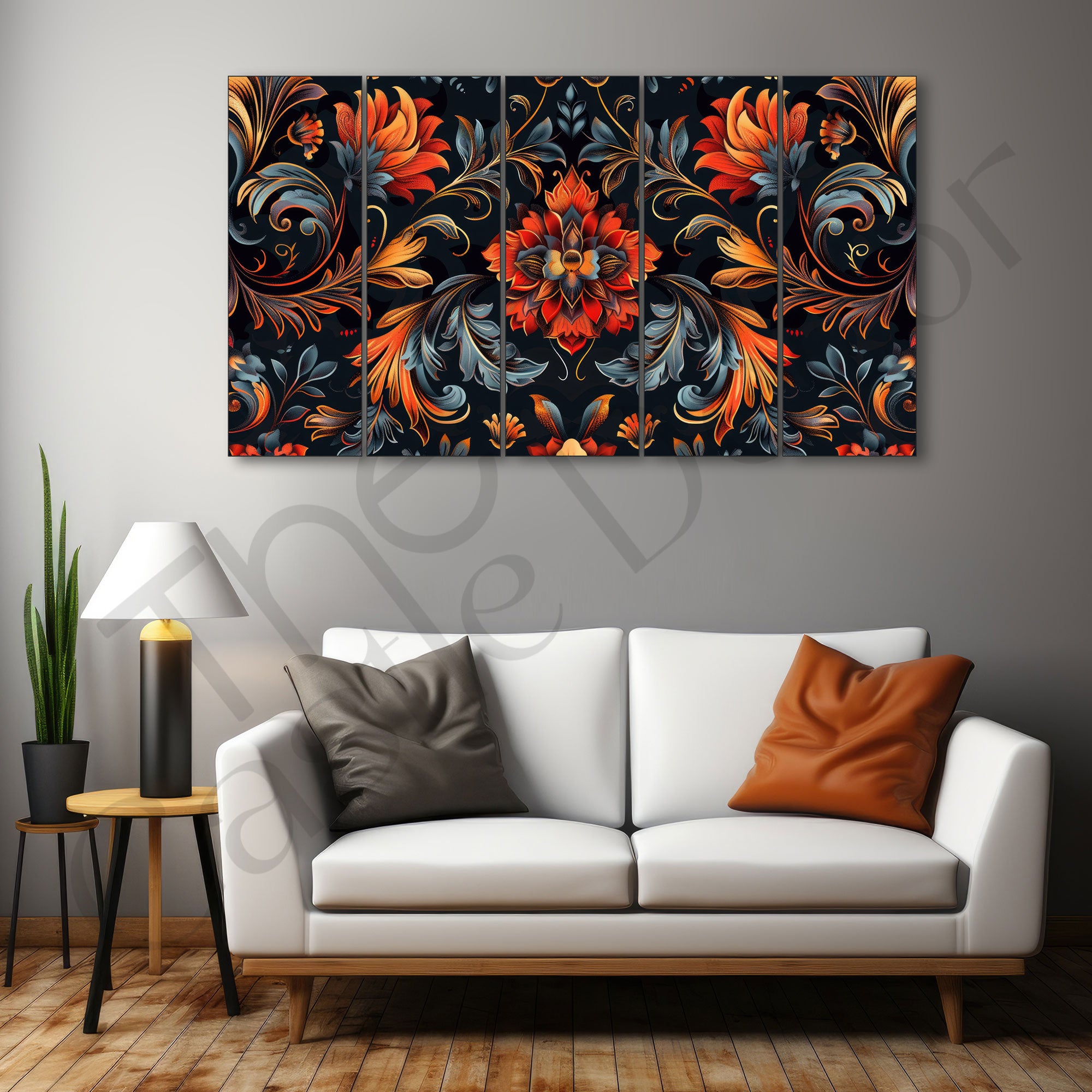 Flower Painting with frame Big Size Wall Art for living room,Bedroom,Drawing room,Hotels