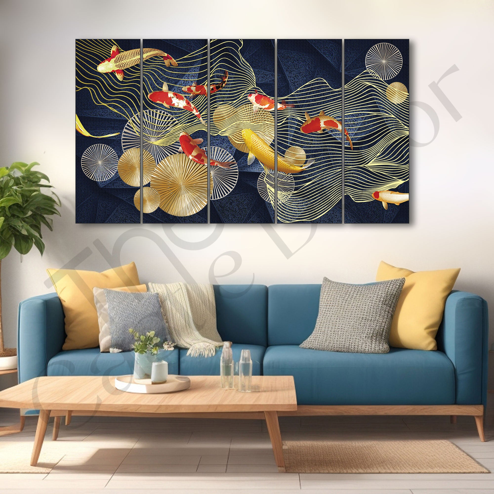 Abstract Art Painting with frame Big Size Wall Art for living room,Bedroom,Drawing room,Hotels