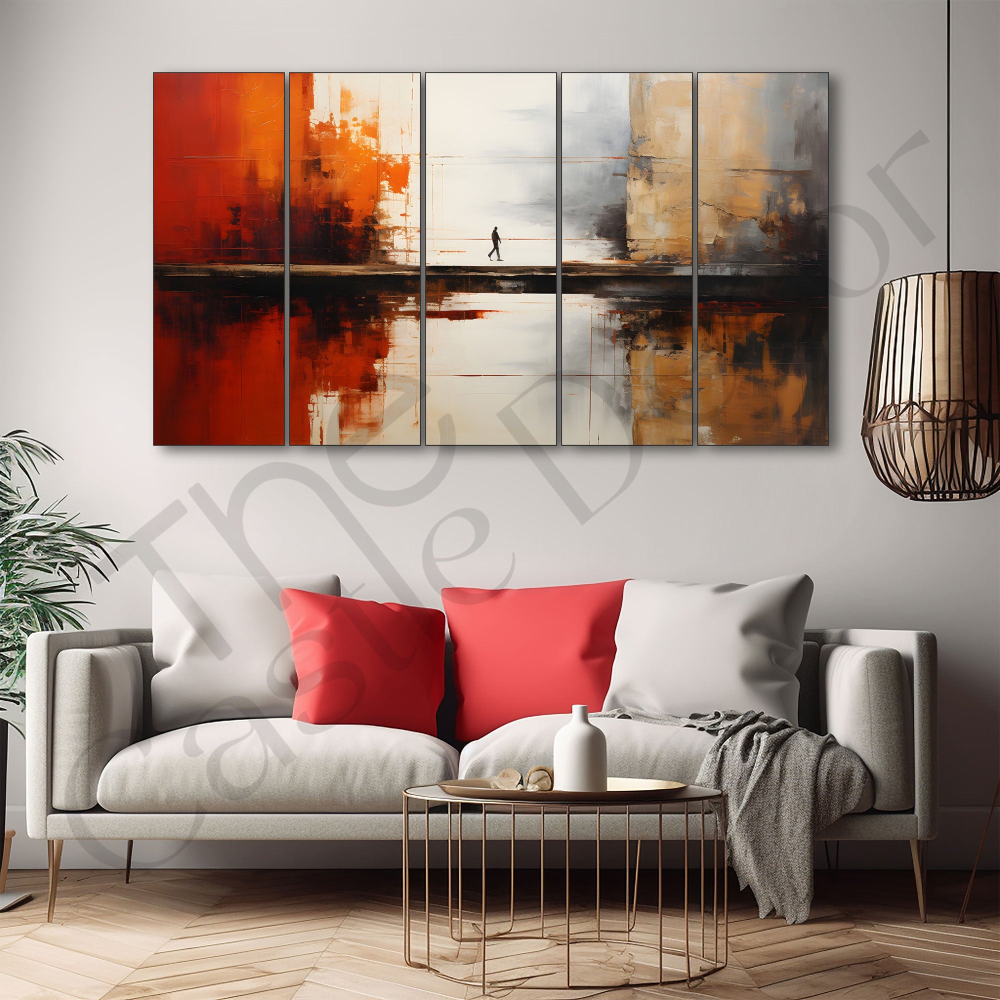 Abstract Painting with frame Big Size Wall Art for living room,Bedroom,Drawing room,Hotels