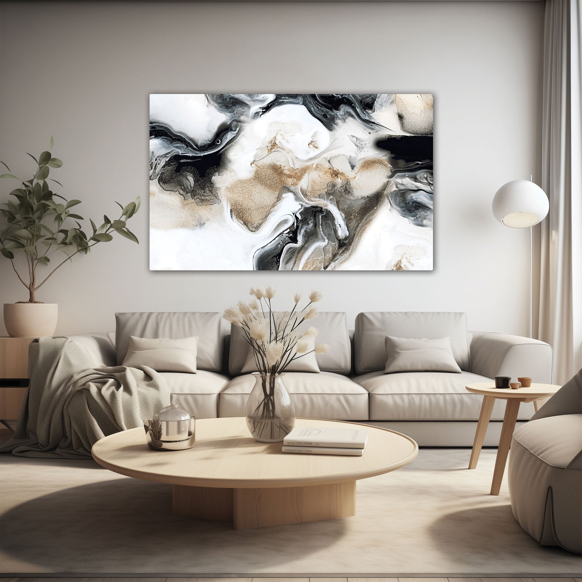 Marble art Canvas painting with frame Big Size Wall Art for living room,Bedroom,Drawing room,Hotels