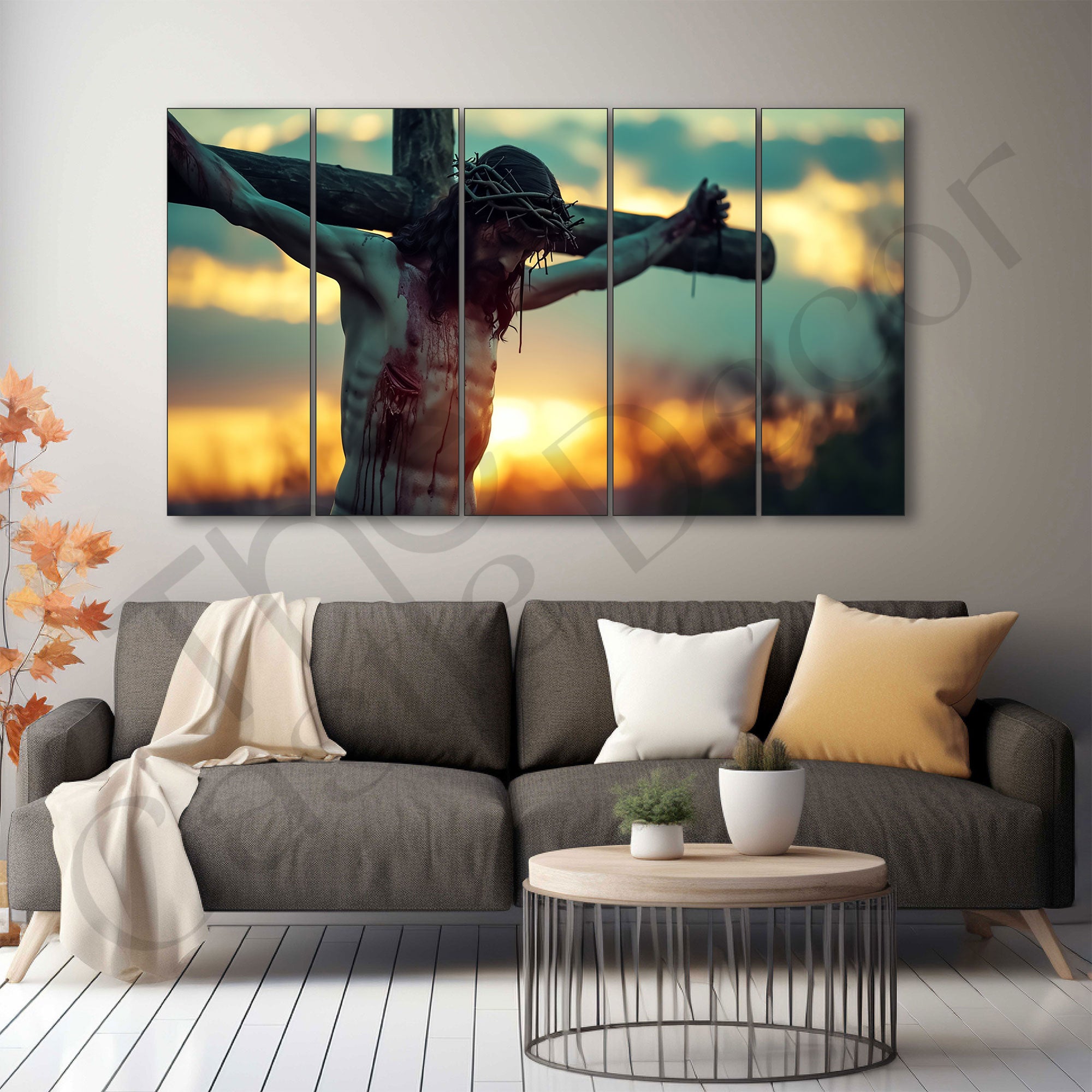 Jesus Painting with frame Big Size Wall Art for living room,Bedroom,Drawing room,Hotels
