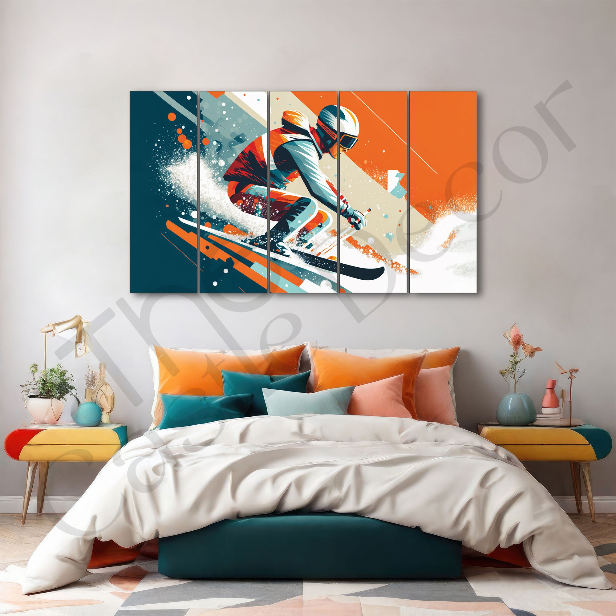 Sports Painting with frame Big Size Wall Art for living room,Bedroom,Drawing room,Hotels