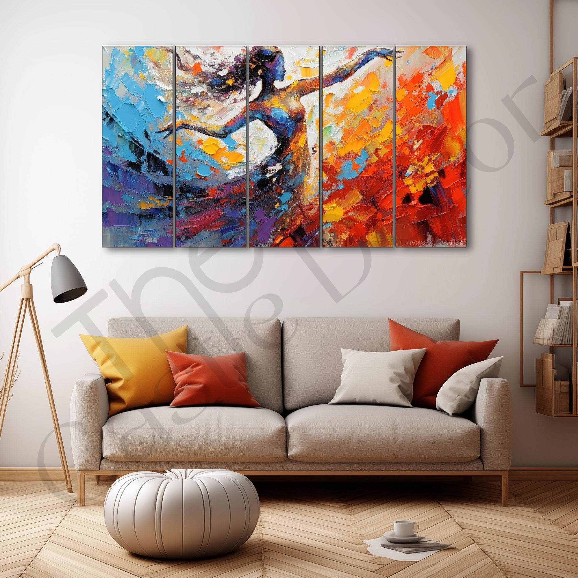Dance Painting with frame Big Size Wall Art for living room,Bedroom,Drawing room,Hotels