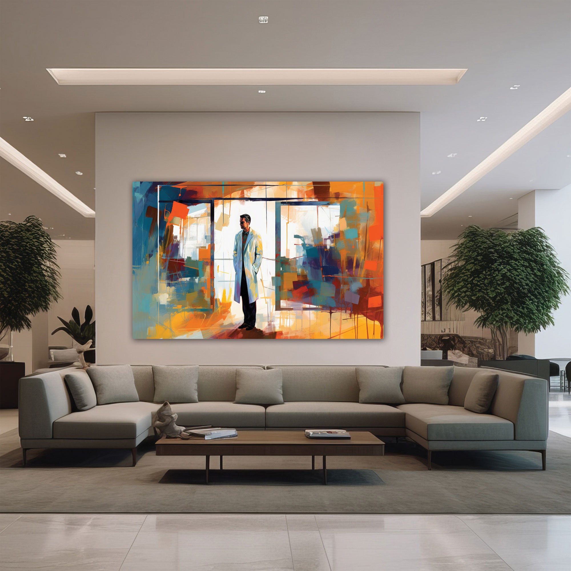 Doctor Canvas painting with frame Big Size Wall Art for living room,Bedroom,Drawing room,Hotels
