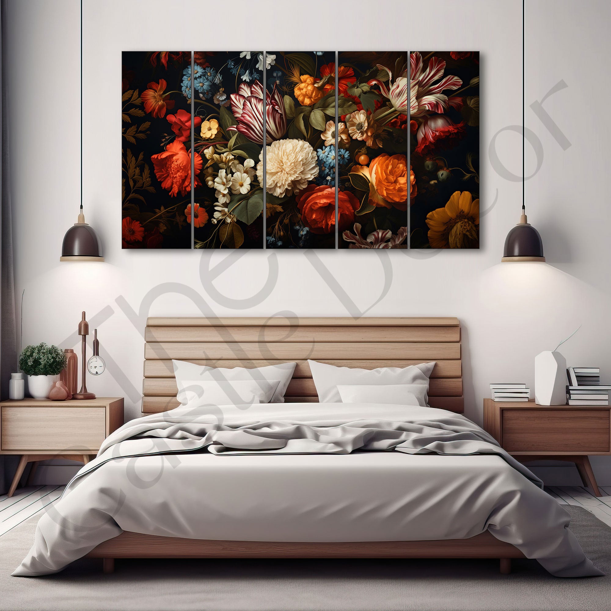 Flower Painting with frame Big Size Wall Art for living room,Bedroom,Drawing room,Hotels