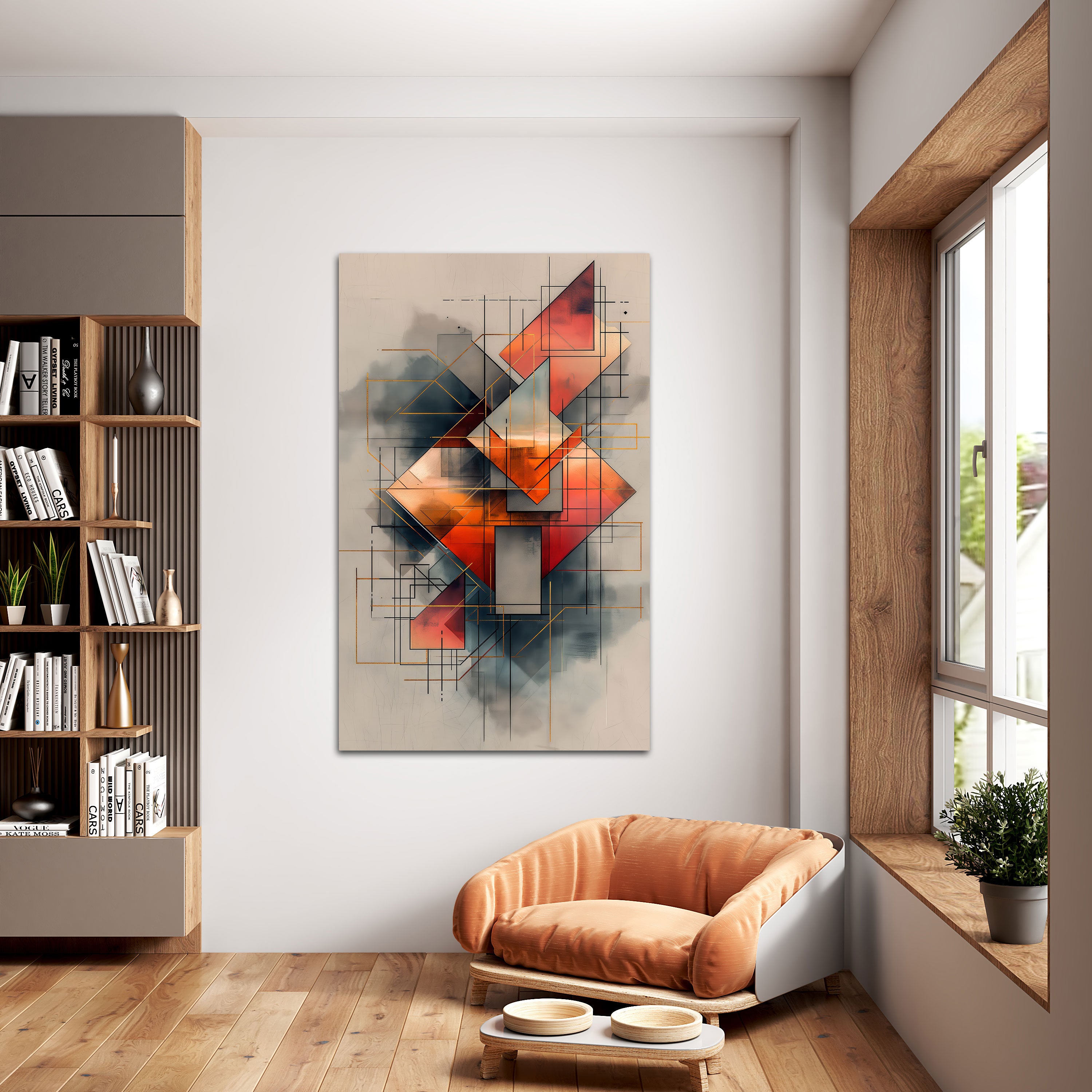 Abstract Canvas painting with frame Big Size Wall Art for living room,Bedroom,Drawing room,Hotels