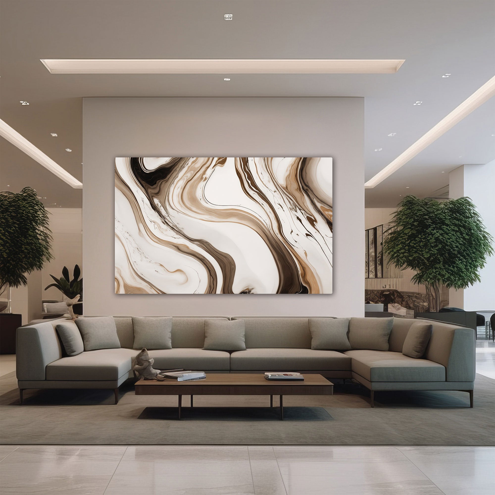 MarbleAbstract Canvas painting with frame Big Size Wall Art for living room,Bedroom,Drawing room,Hotels