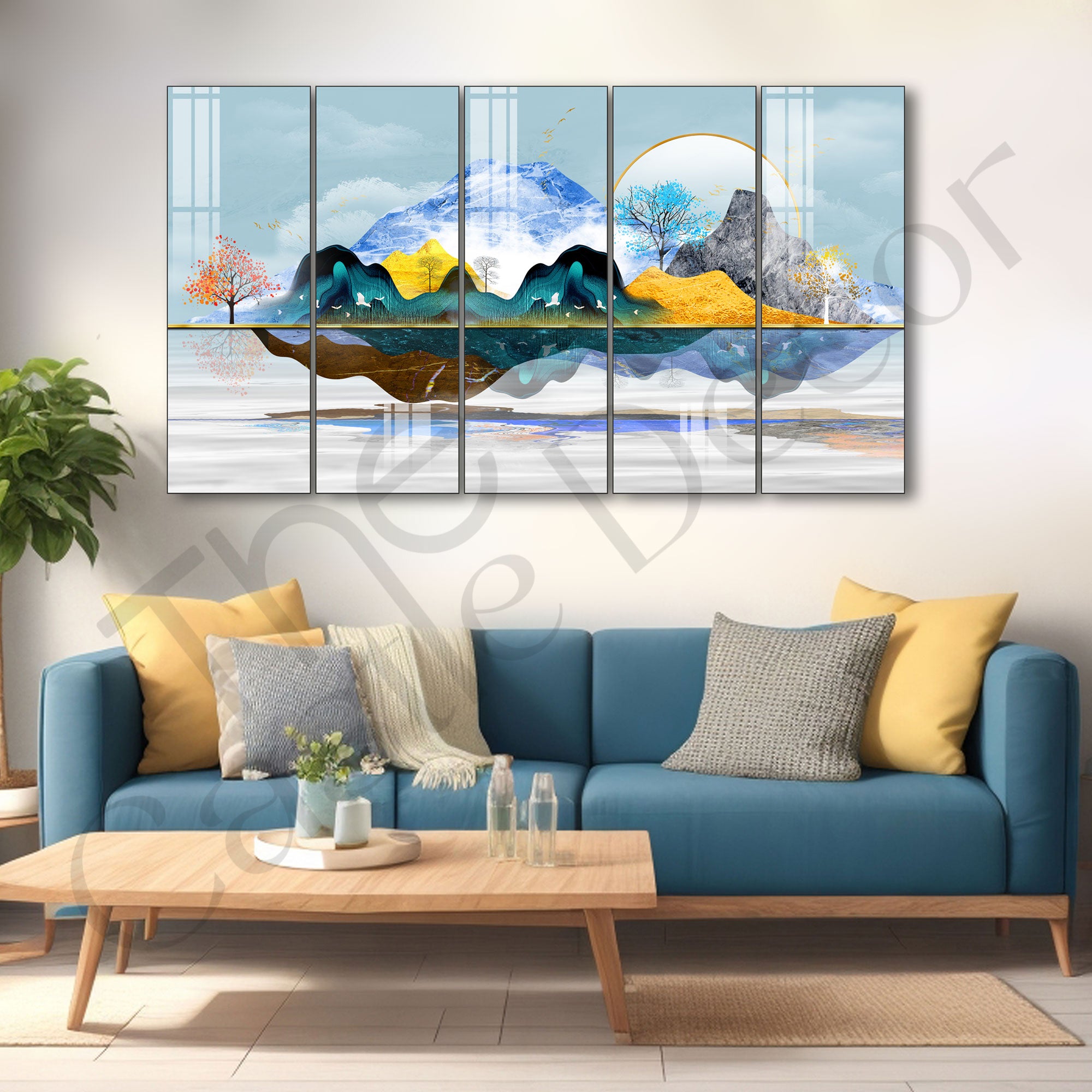 Nature Painting with frame Big Size Wall Art for living room,Bedroom,Drawing room,Hotels