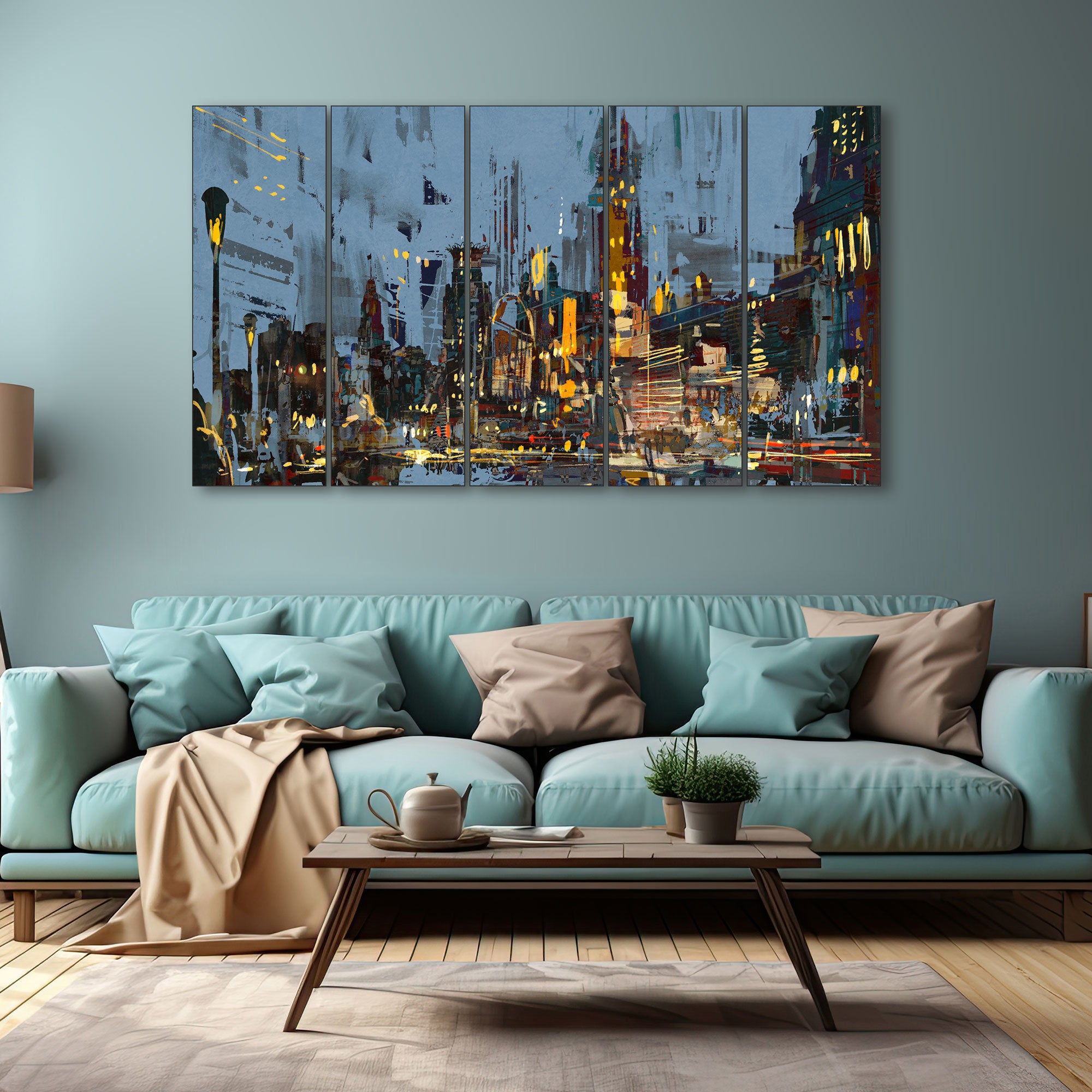 Abstract Art Painting with frame Big Size Wall Art for living room,Bedroom,Drawing room,Hotels