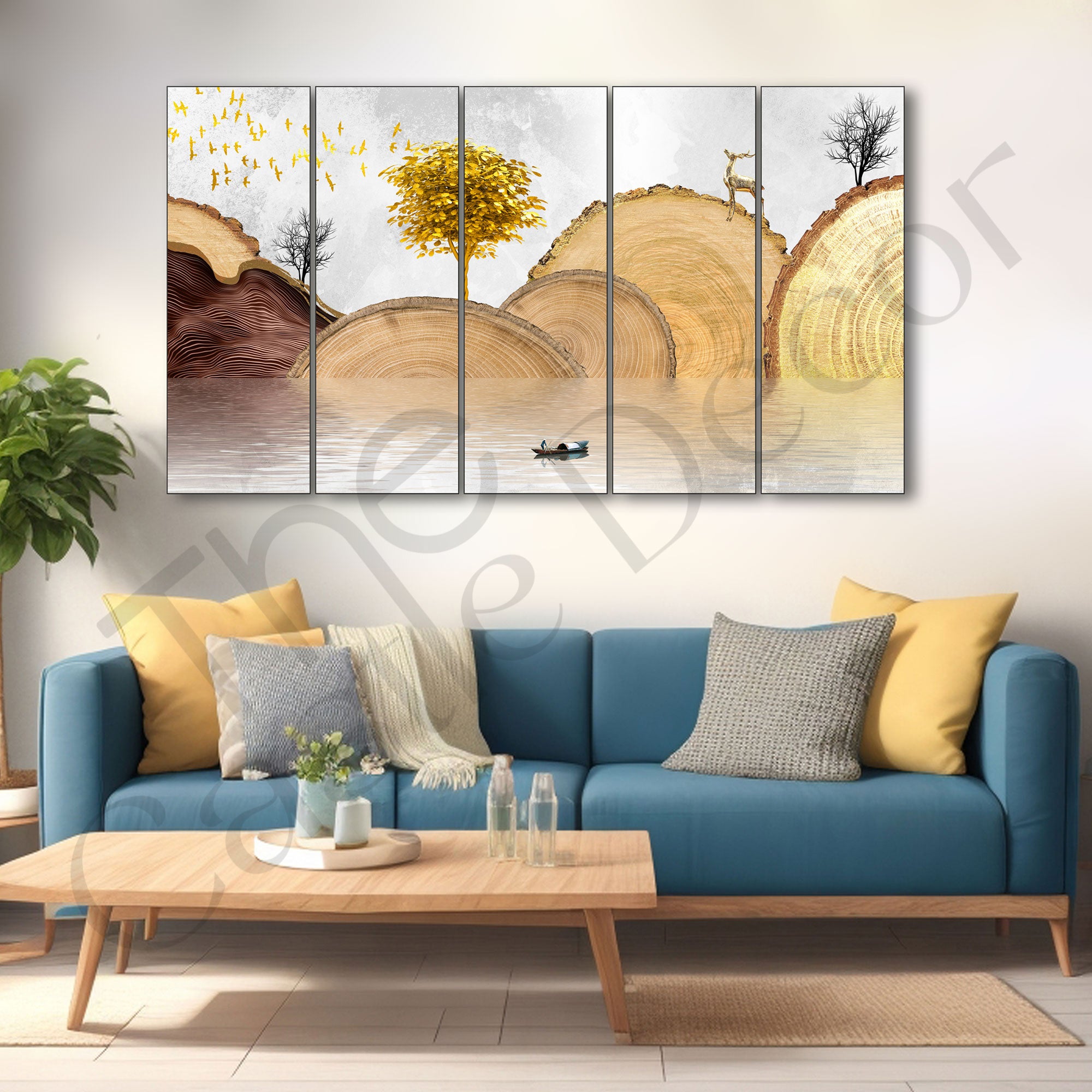 Nature Painting with frame Big Size Wall Art for living room,Bedroom,Drawing room,Hotels