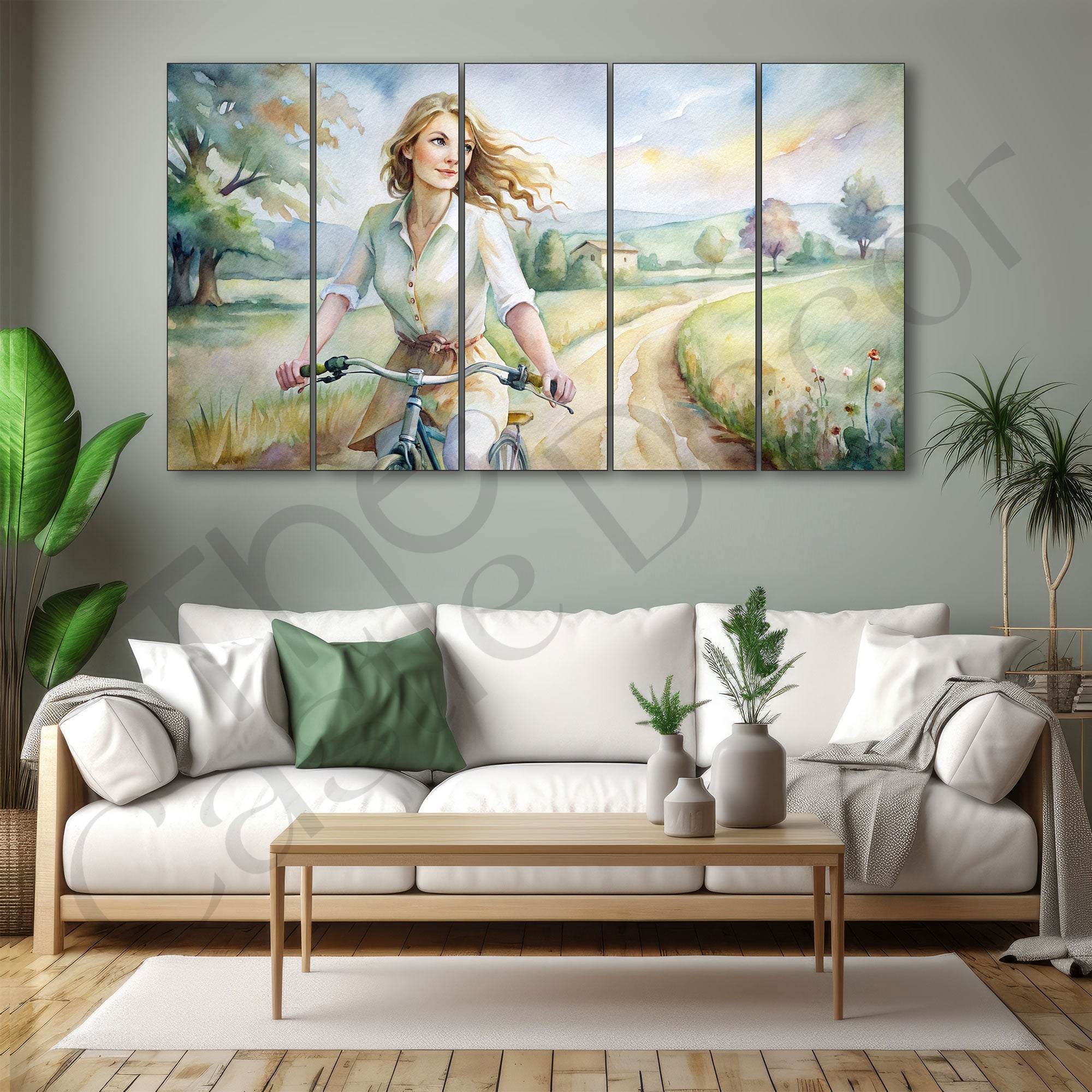 Woman Abstract Painting with frame Big Size Wall Art for living room,Bedroom,Drawing room,Hotels