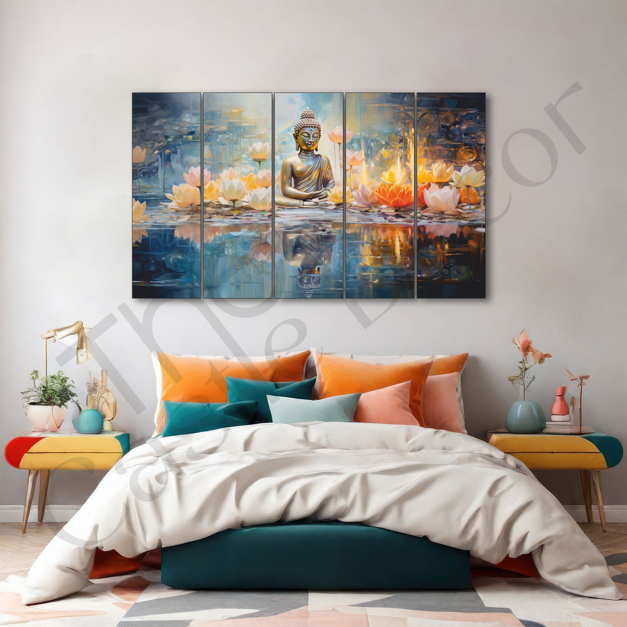 Japanese Painting with frame Big Size Wall Art for living room,Bedroom,Drawing room,Hotels