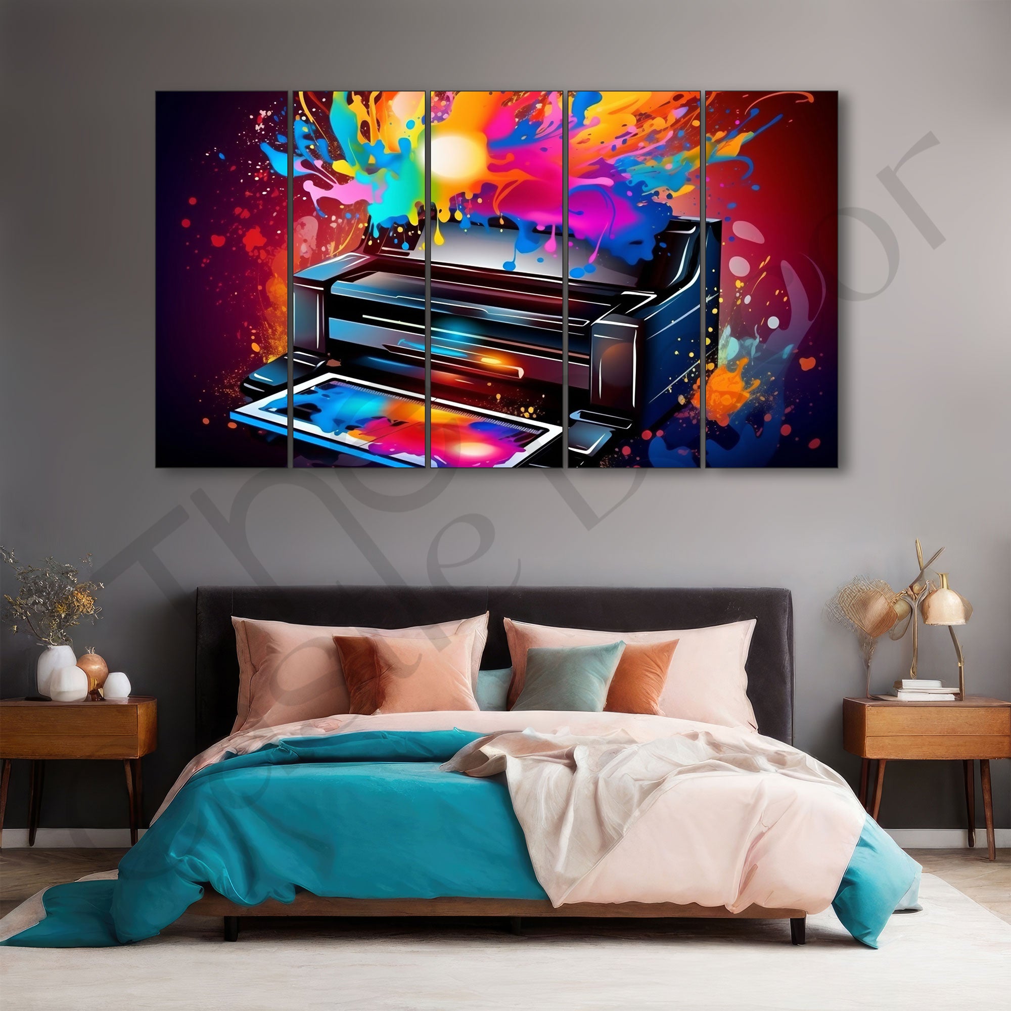 Abstract Painting with frame Big Size Wall Art for living room,Bedroom,Drawing room,Hotels