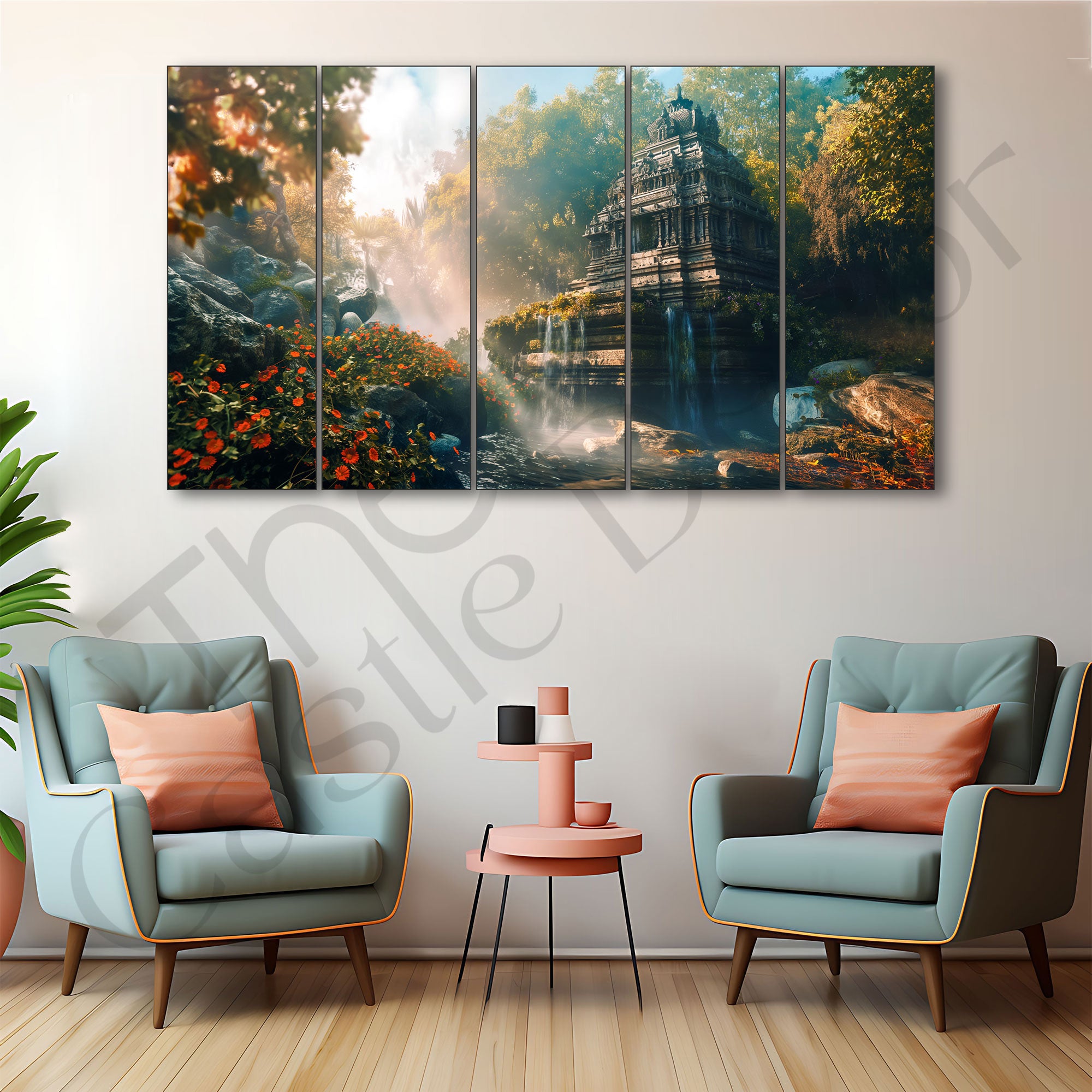 Nature Painting with frame Big Size Wall Art for living room,Bedroom,Drawing room,Hotels