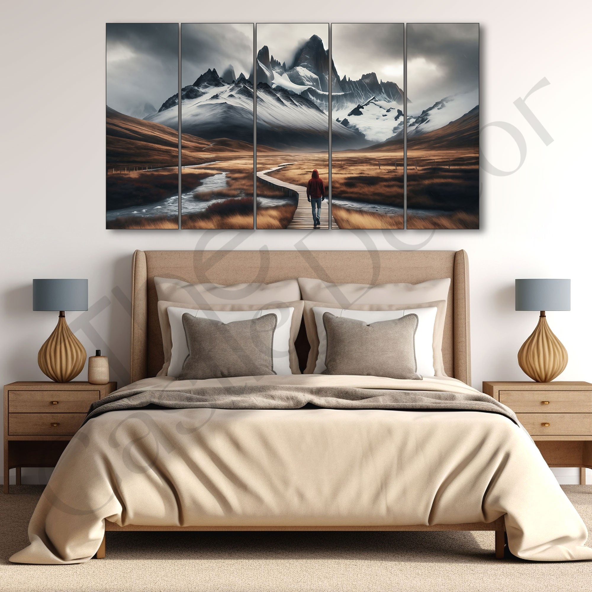 Nature Painting with frame Big Size Wall Art for living room,Bedroom,Drawing room,Hotels