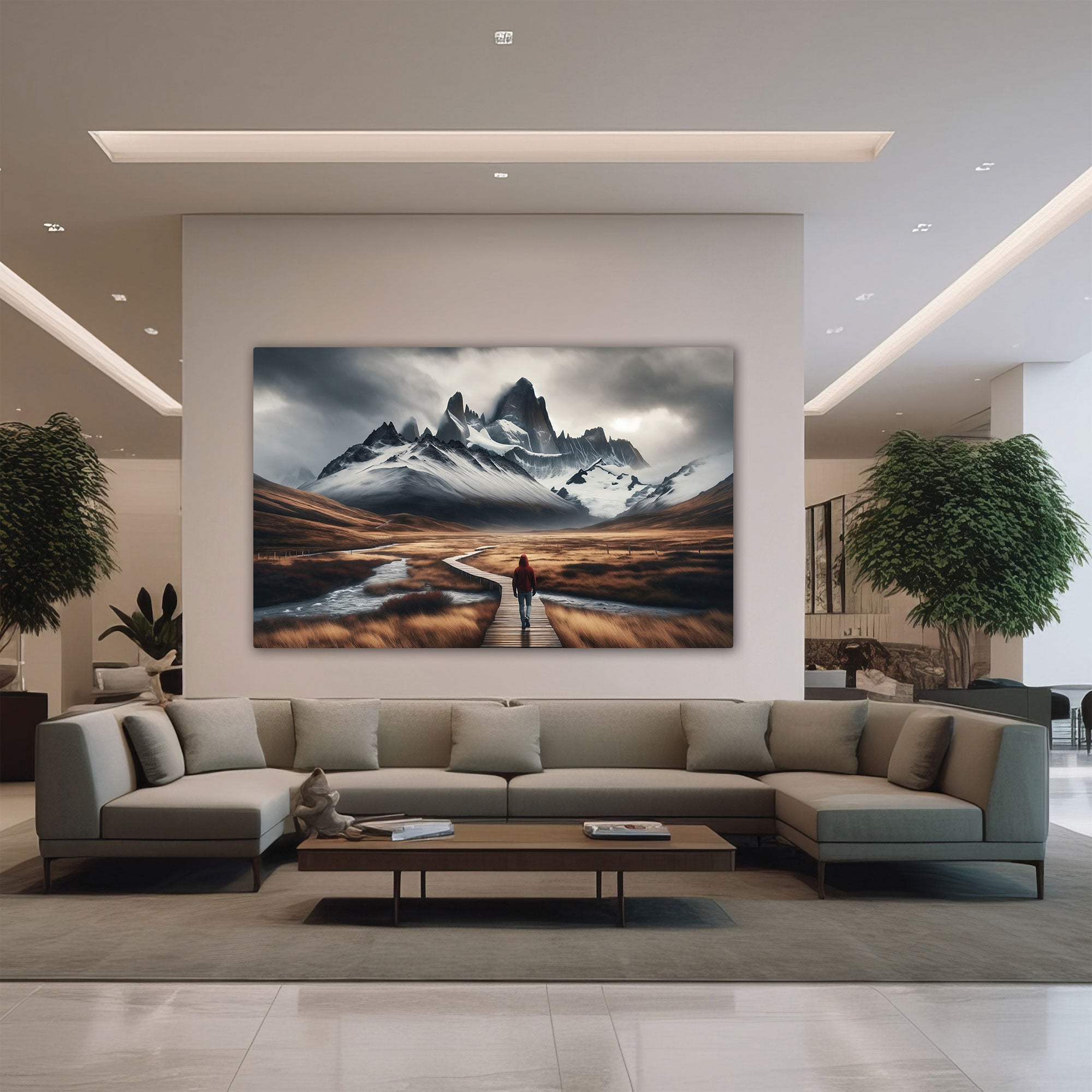 Abstract Canvas painting with frame Big Size Wall Art for living room,Bedroom,Drawing room,Hotels