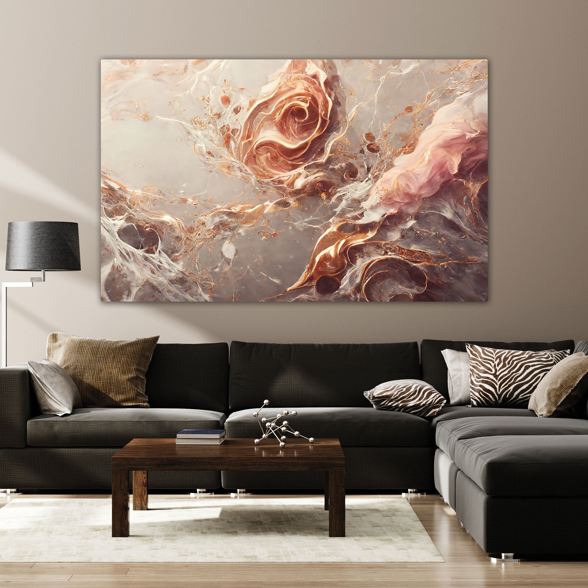 MarbleAbstract Canvas painting with frame Big Size Wall Art for living room,Bedroom,Drawing room,Hotels