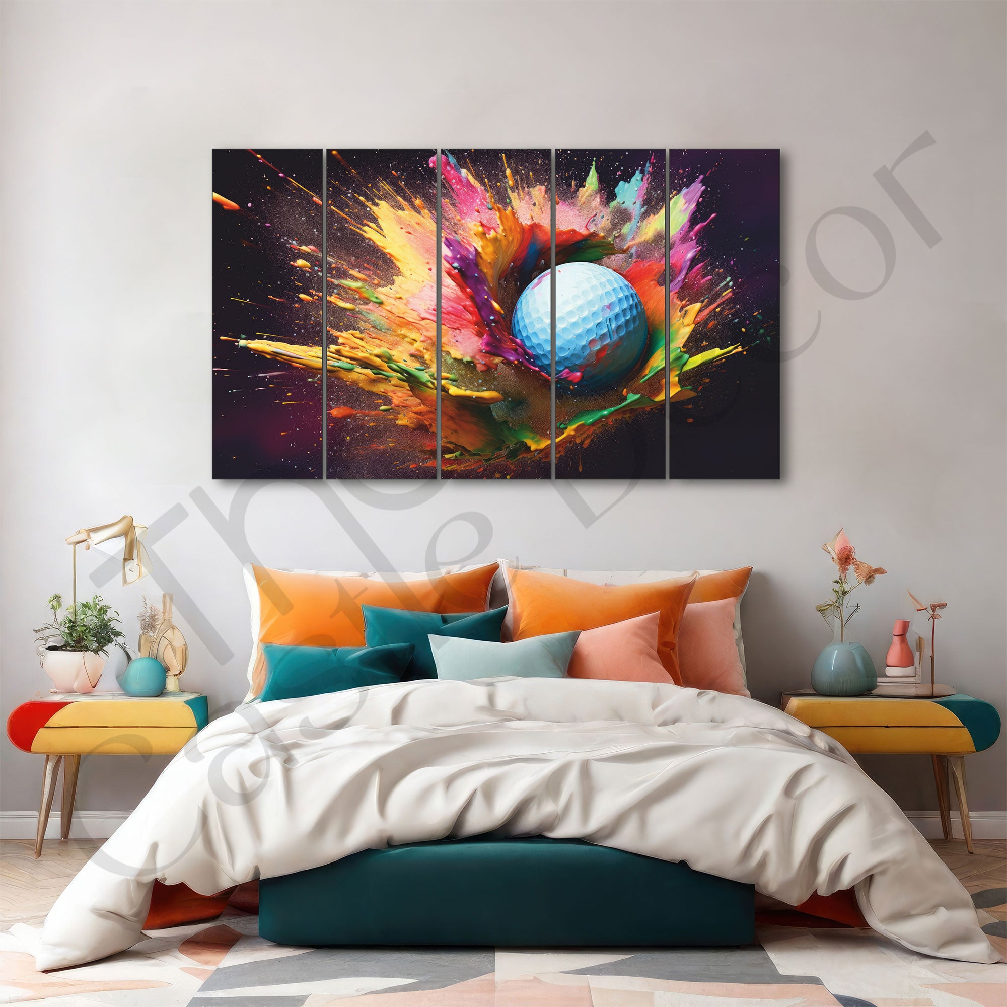 Sports Painting with frame Big Size Wall Art for living room,Bedroom,Drawing room,Hotels