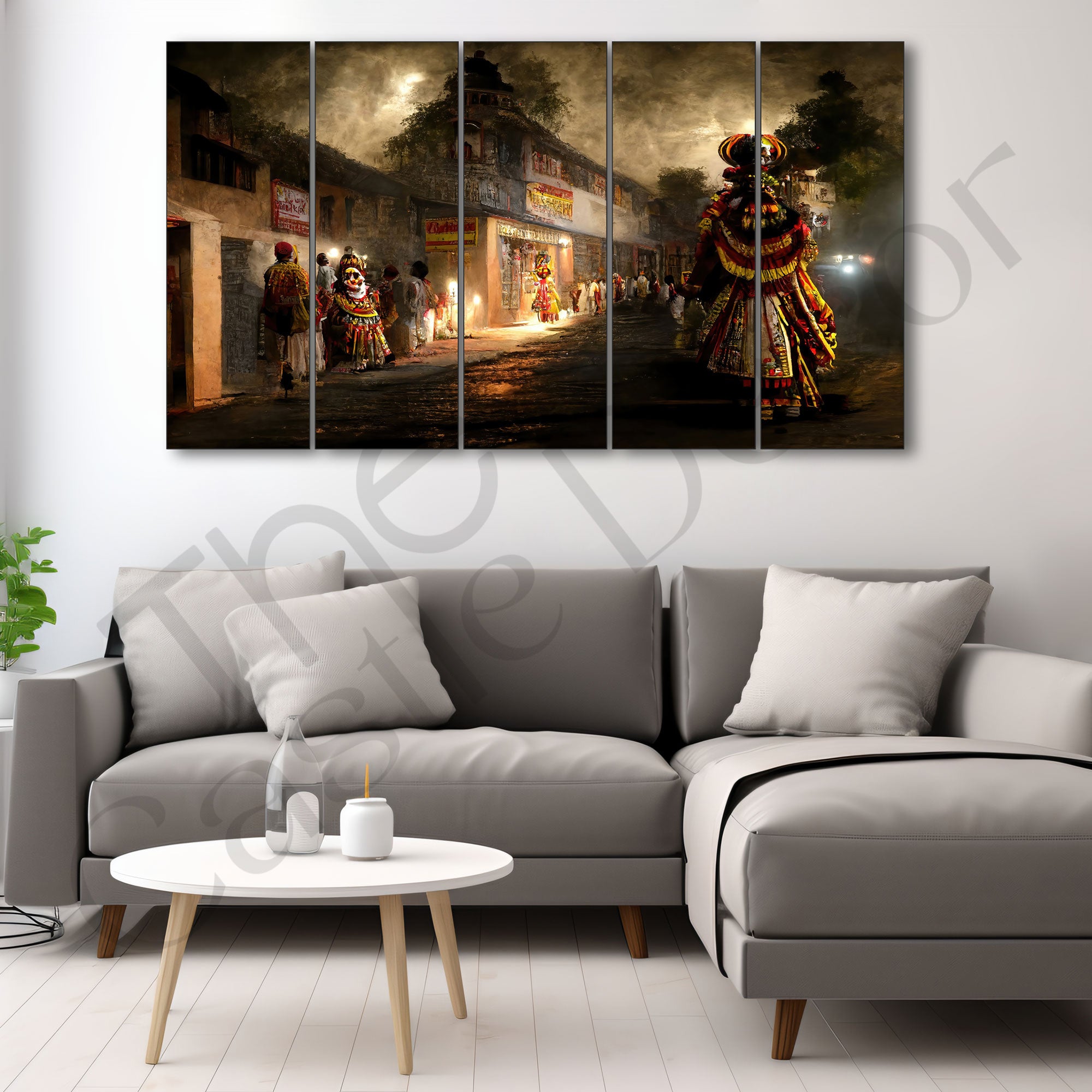 Kathakali Painting with frame Big Size Wall Art for living room,Bedroom,Drawing room,Hotels