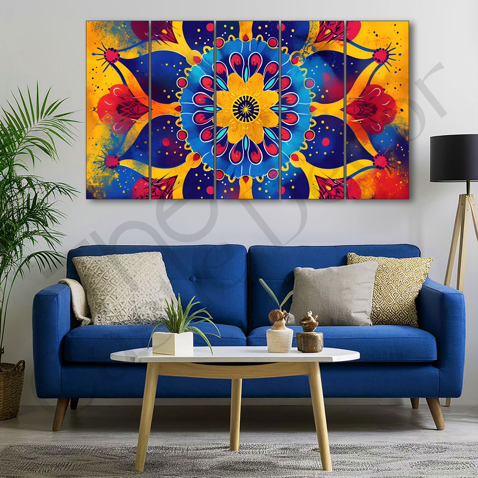 Pichwai Painting with frame Big Size Wall Art for living room,Bedroom,Drawing room,Hotels