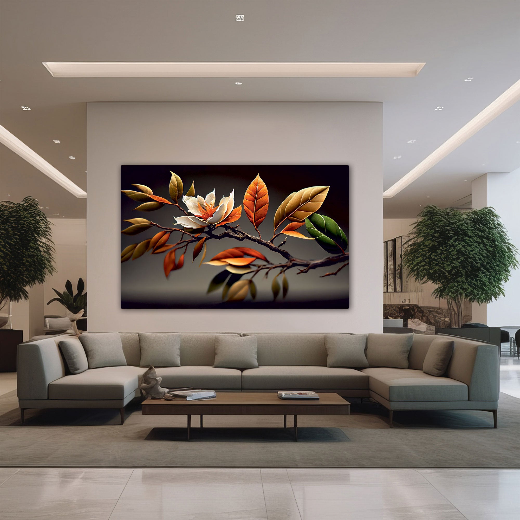 Flower Canvas painting with frame Big Size Wall Art for living room,Bedroom,Drawing room,Hotels