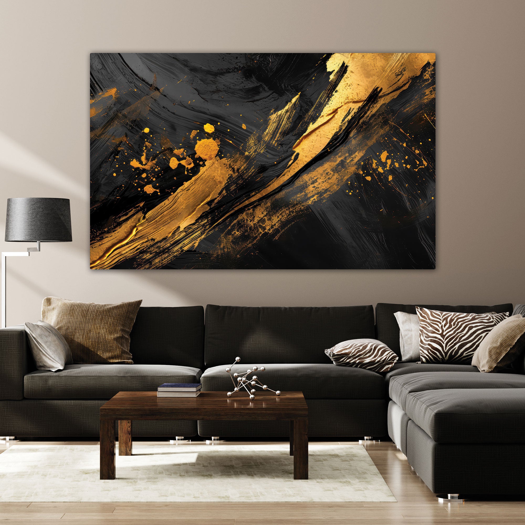 MarbleAbstract Canvas painting with frame Big Size Wall Art for living room,Bedroom,Drawing room,Hotels