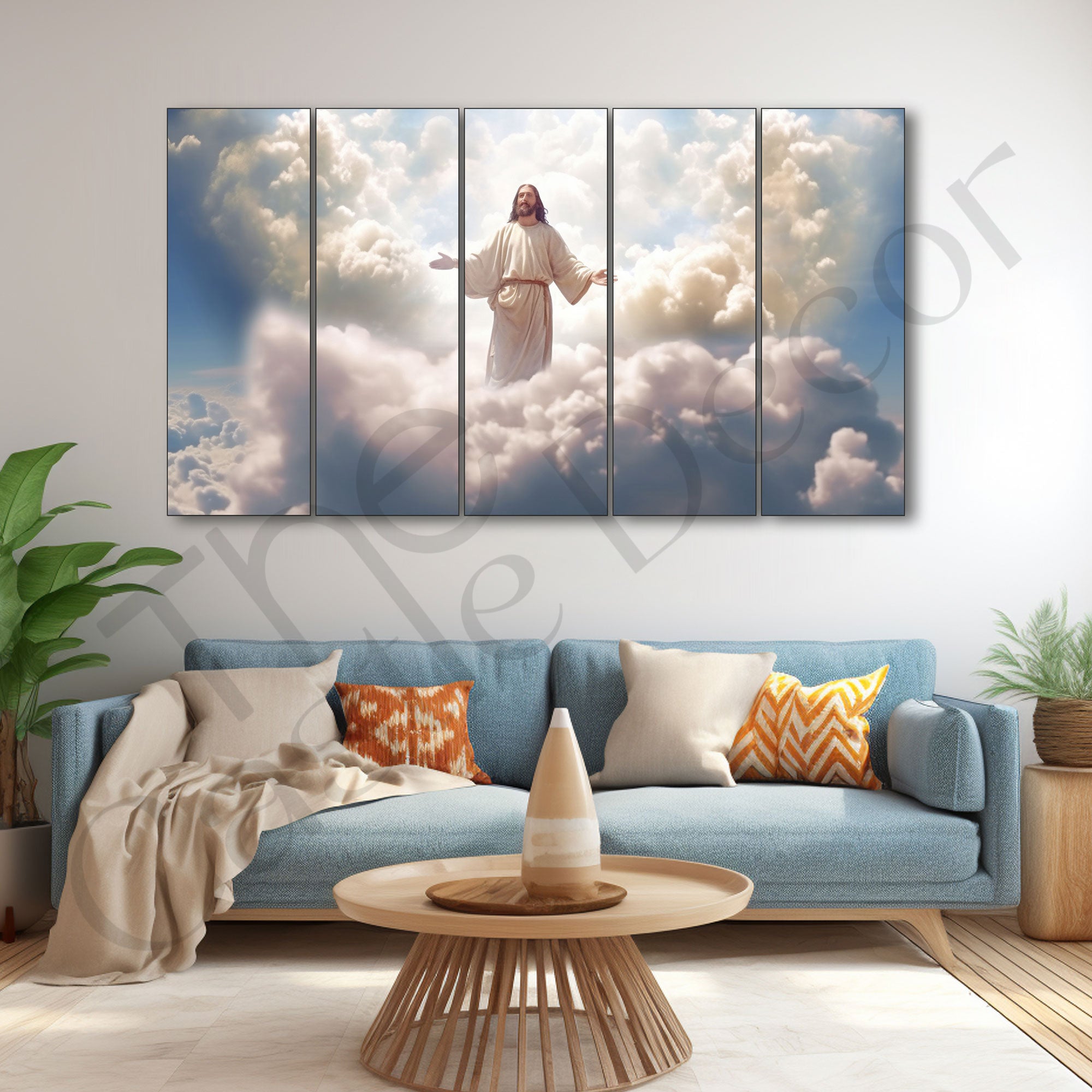 Jesus Painting with frame Big Size Wall Art for living room,Bedroom,Drawing room,Hotels